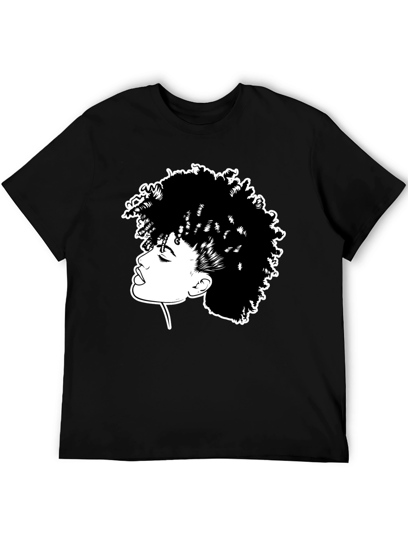 Black Afro Queen Graphic Tee