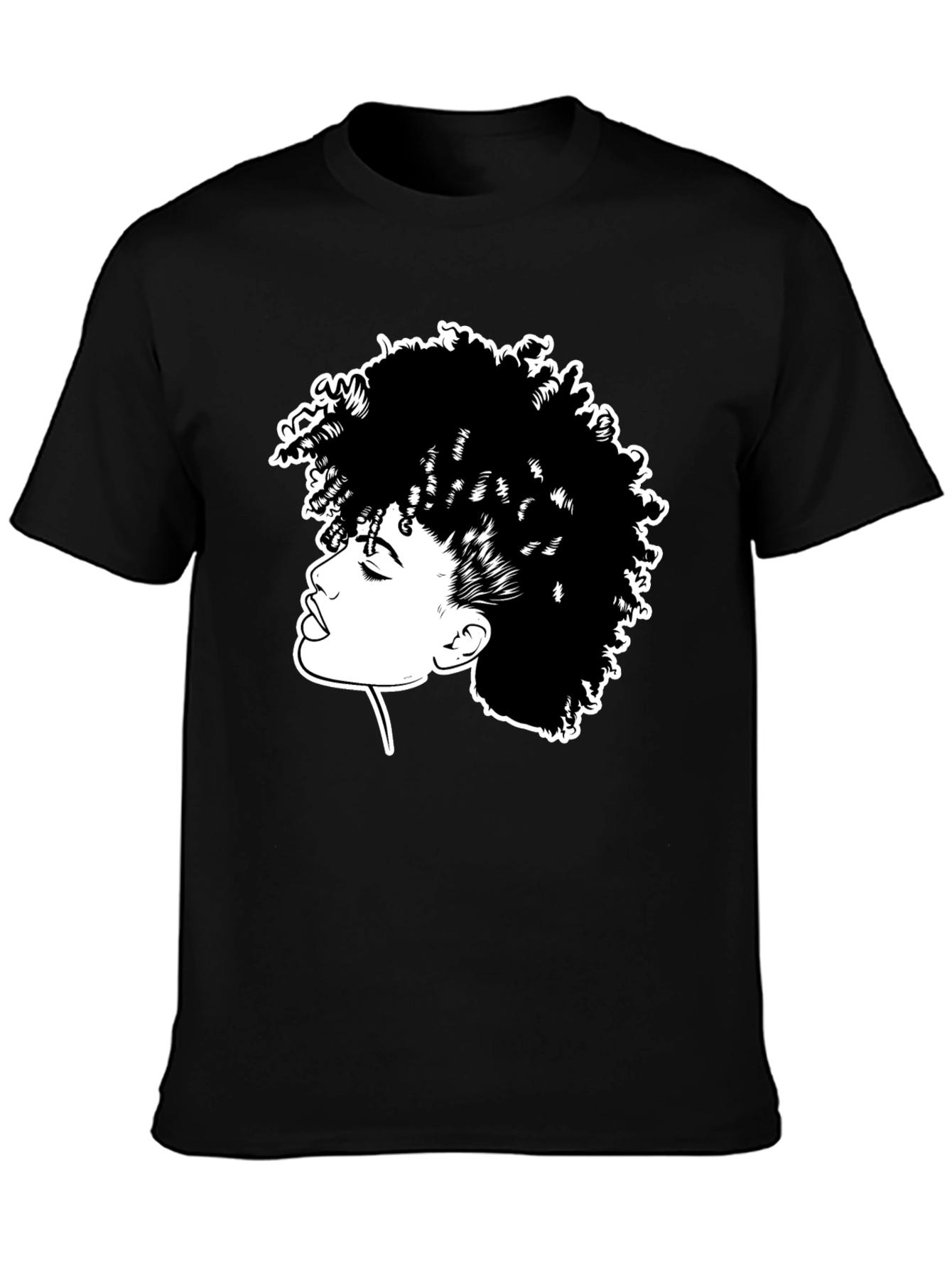 Black Afro Queen Graphic Tee