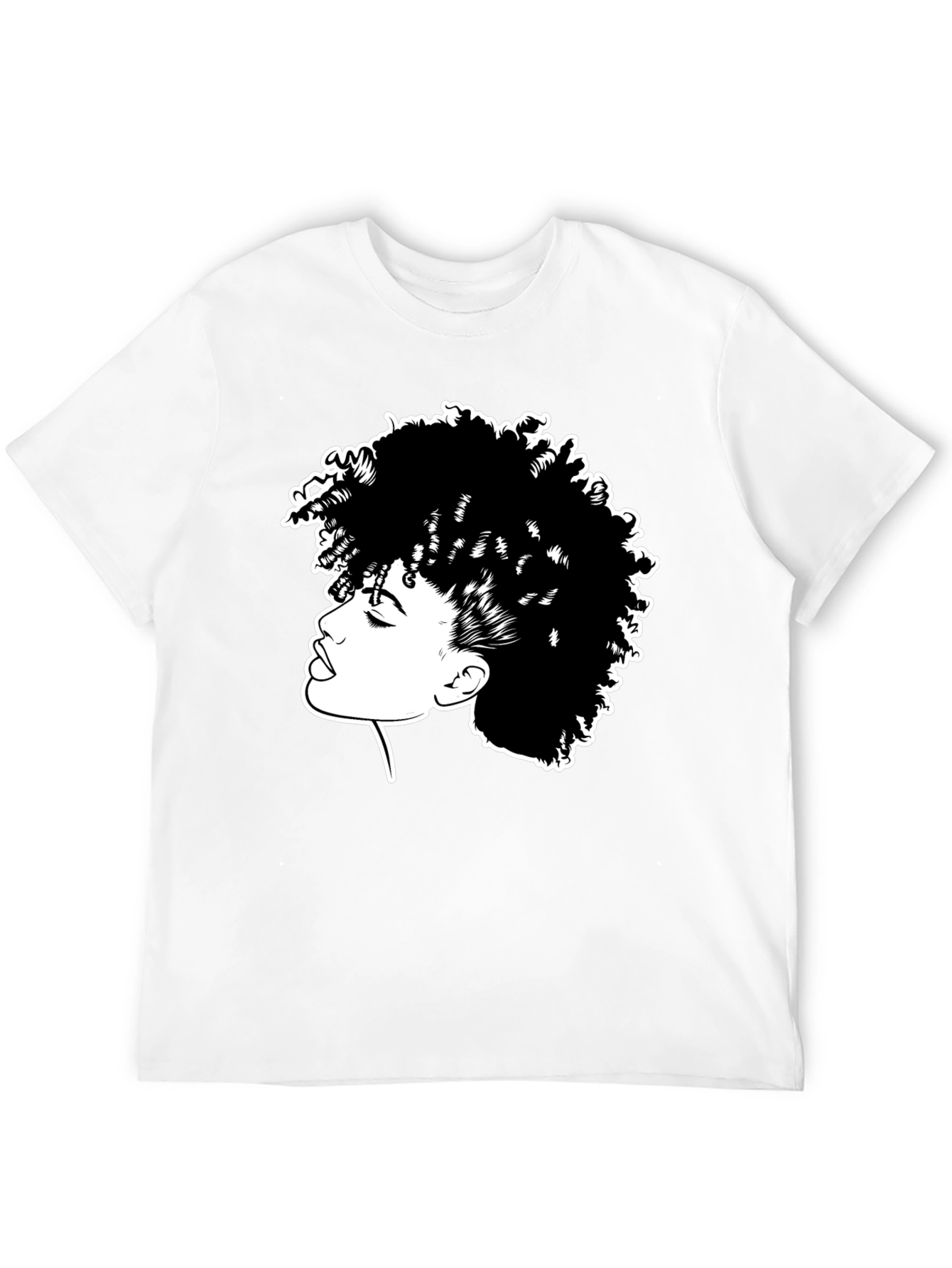 Black Afro Queen Graphic Tee