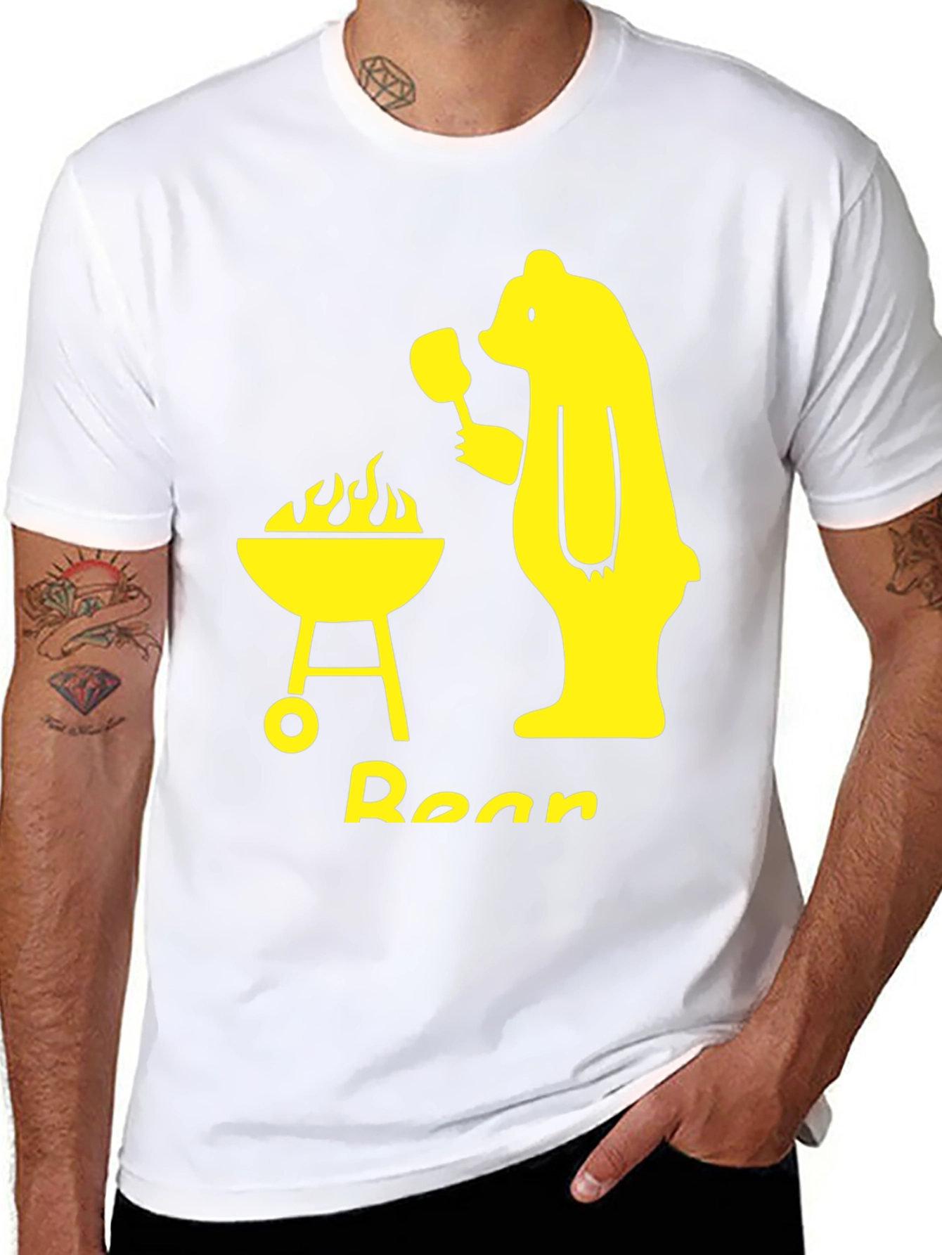 BBQ Bear T-Shirt - Grill Master Apparel