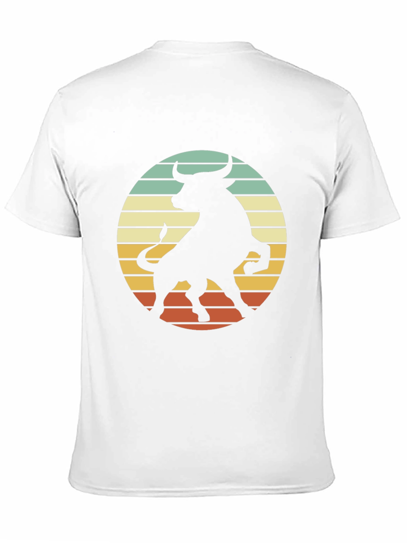 Retro Bull Silhouette Graphic Tee