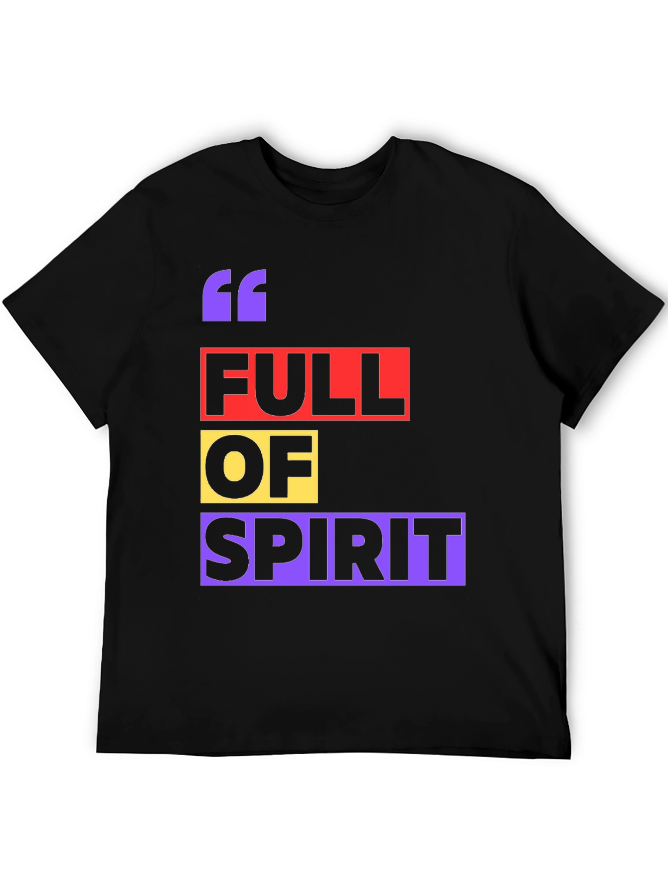 Full of Spirit Graphic T-Shirt - Trendy Casual Wear