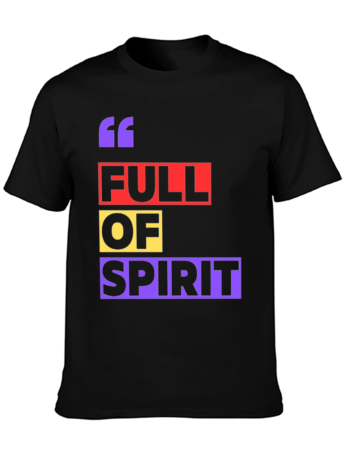 Full of Spirit Graphic T-Shirt - Trendy Casual Wear