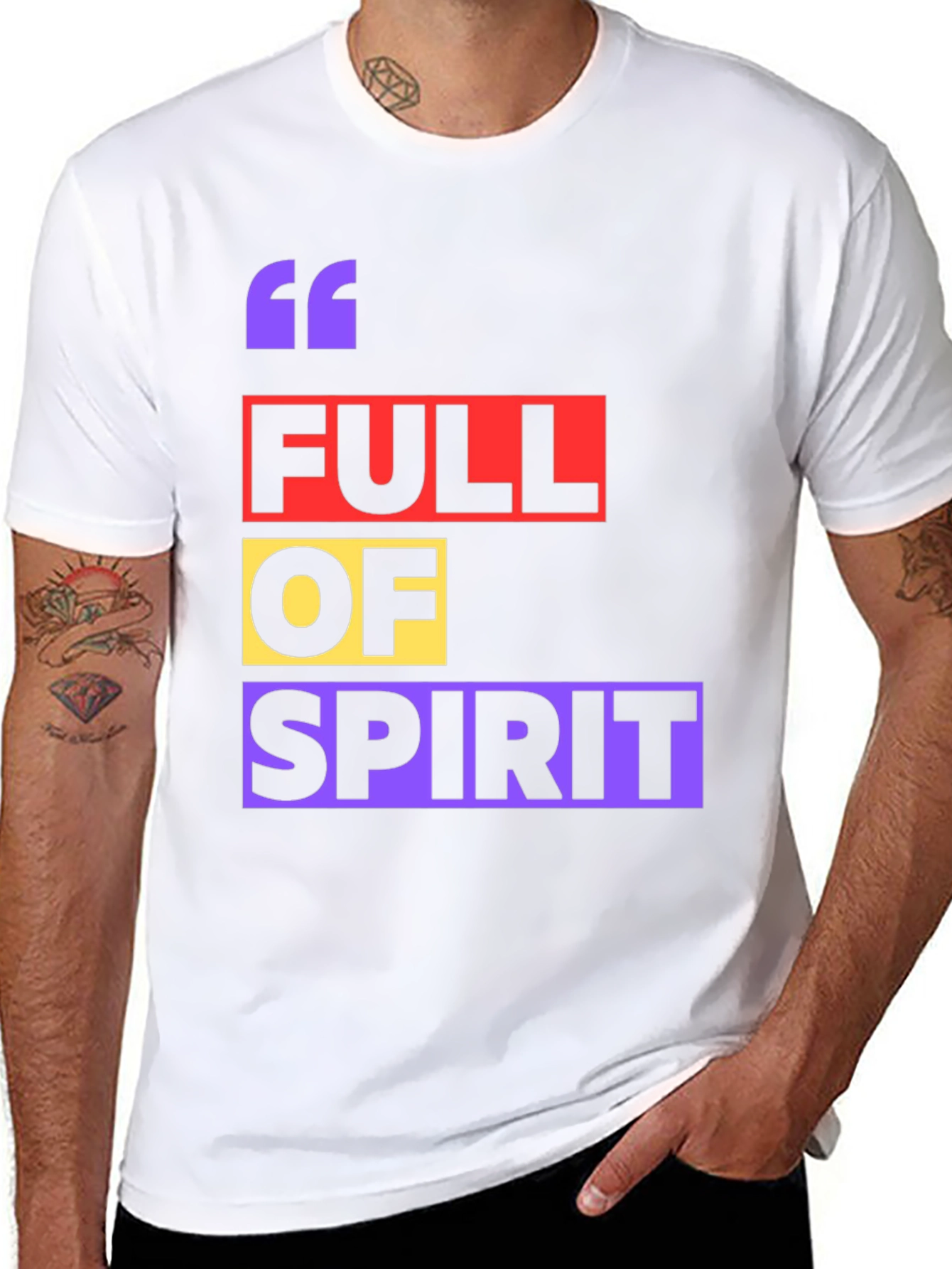 Full of Spirit Graphic T-Shirt - Trendy Casual Wear