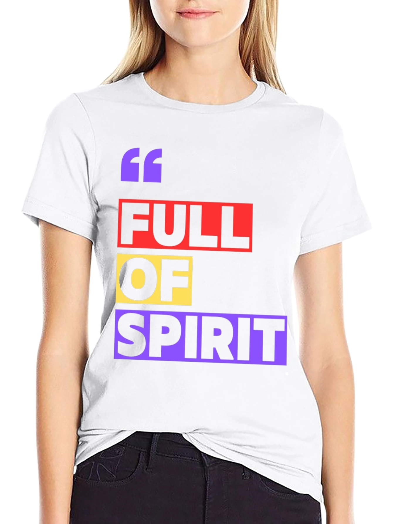 Full of Spirit Graphic T-Shirt - Trendy Casual Wear