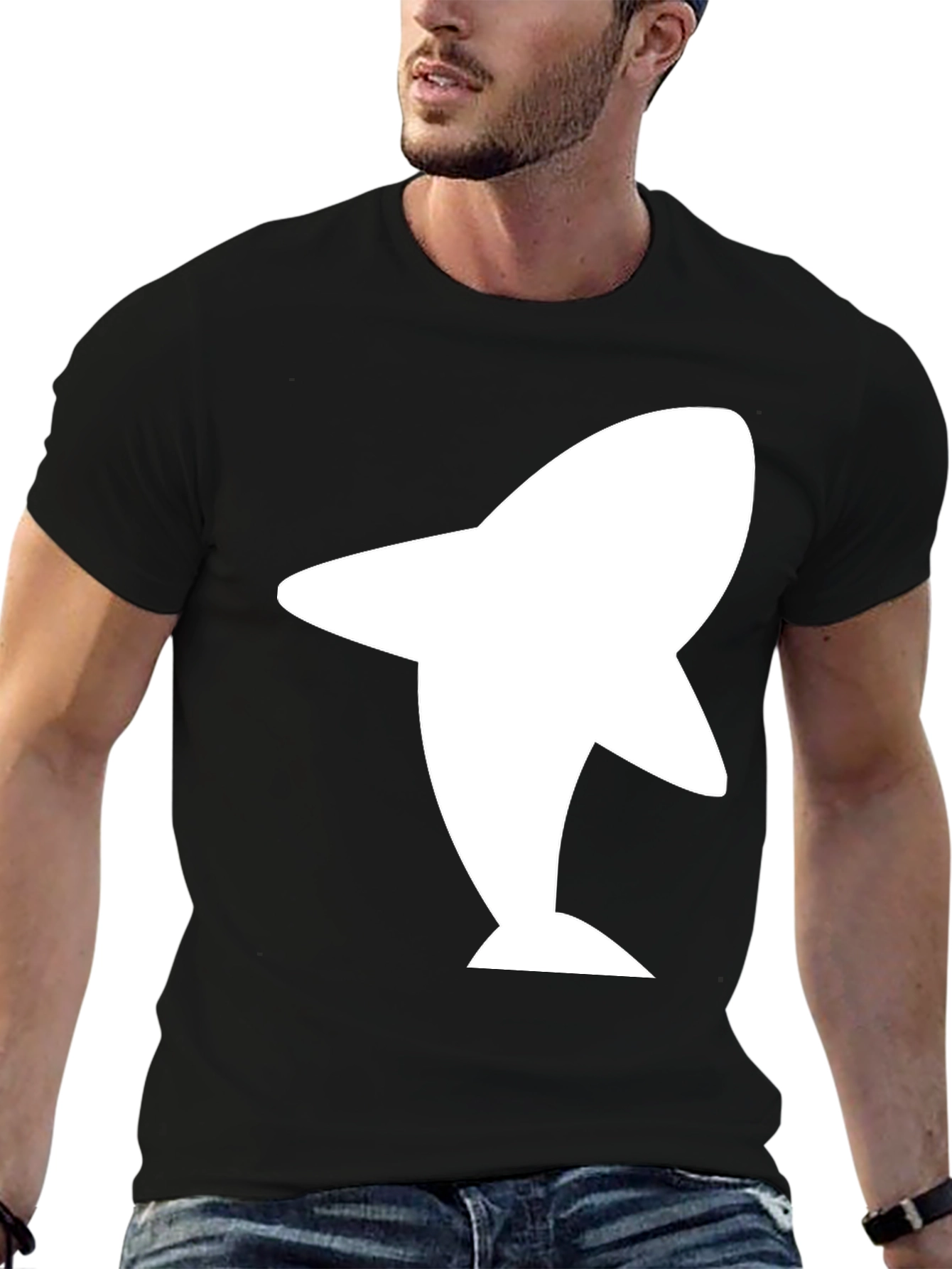 Orca Silhouette Black T-Shirt
