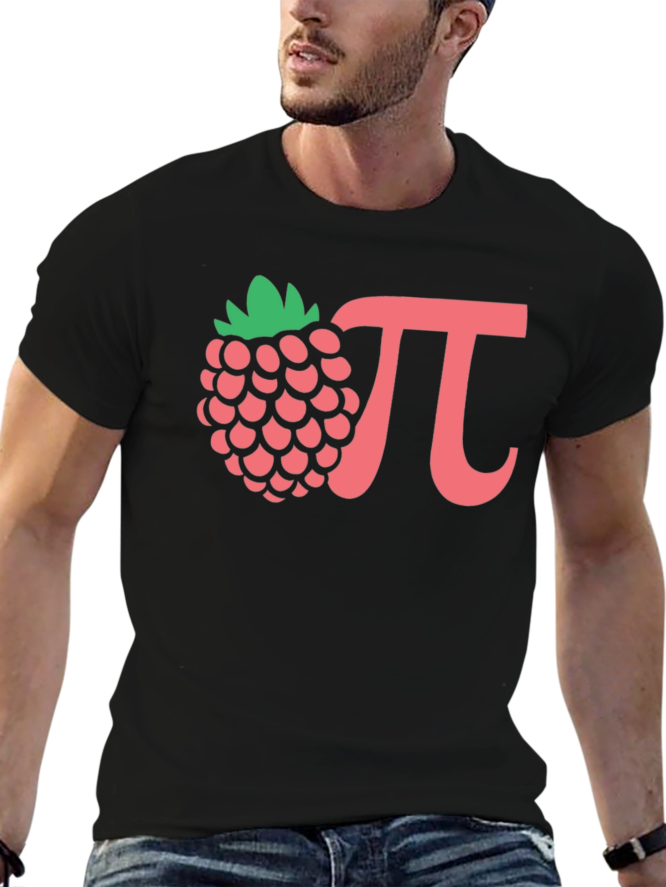 Raspberry Pi Graphic T-Shirt - Black
