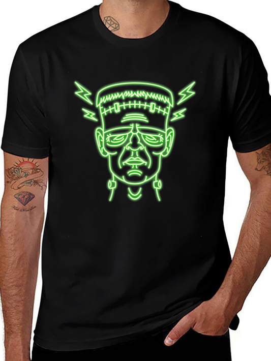 Frankenstein Neon Graphic T-Shirt
