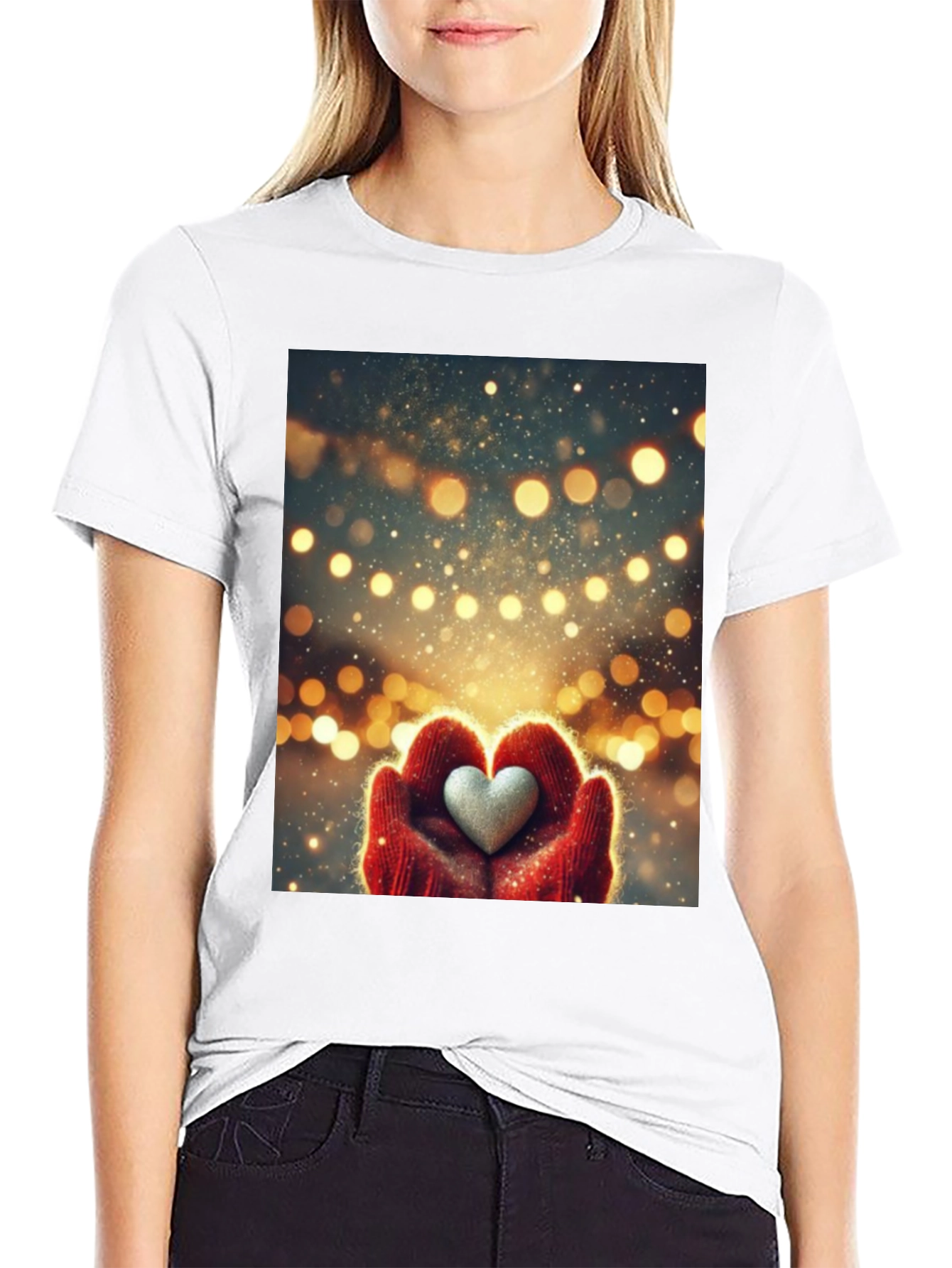 Heart in Hands Graphic T-Shirt