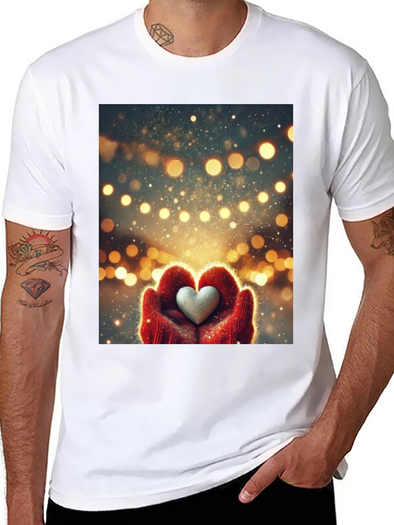 Heart in Hands Graphic T-Shirt