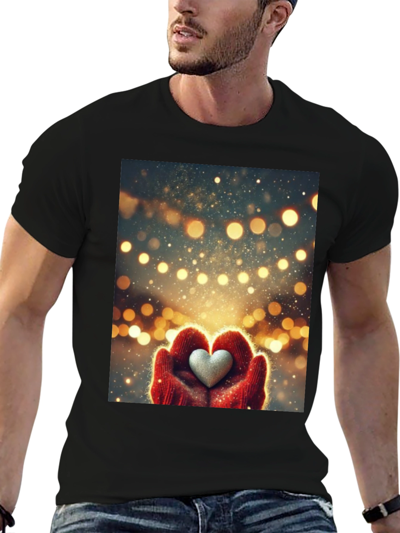 Heart in Hands Graphic T-Shirt