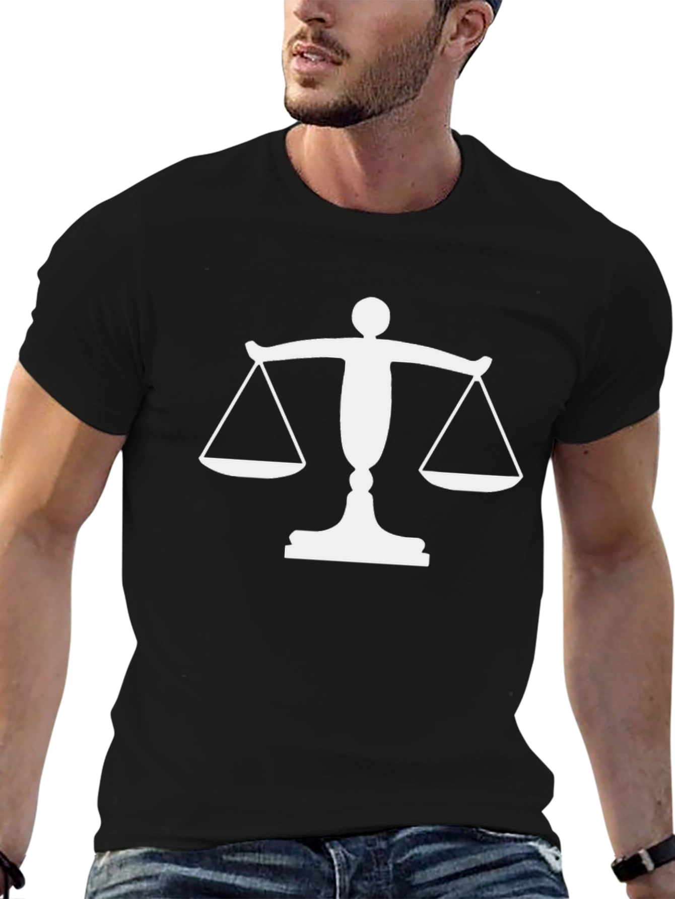 Scales of Justice Graphic T-Shirt
