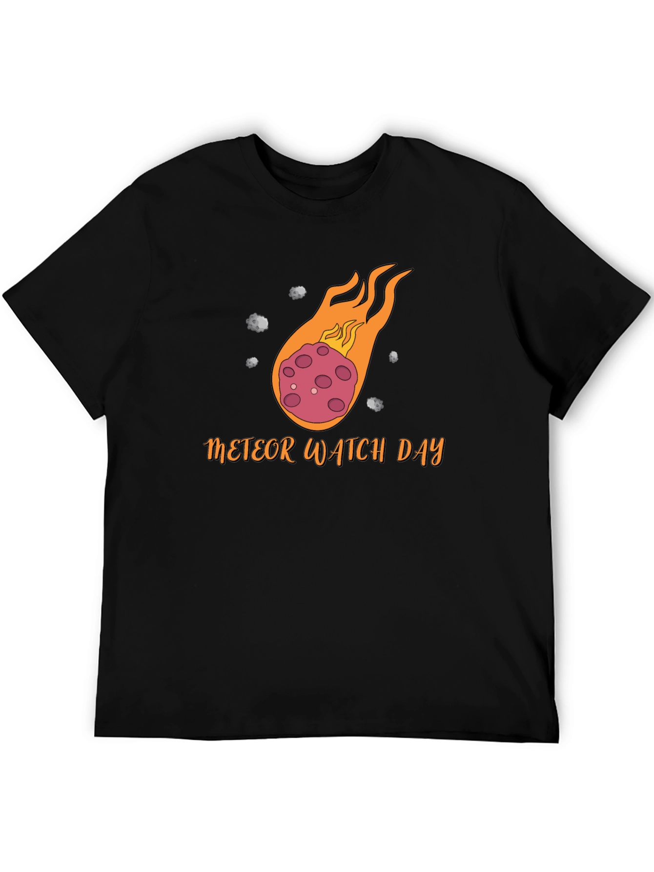 Meteor Watch Day Black T-Shirt