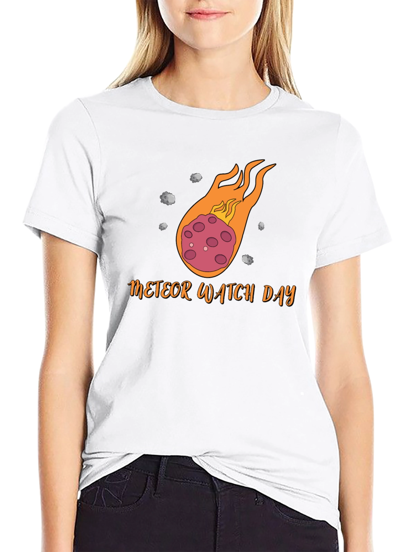 Meteor Watch Day Black T-Shirt
