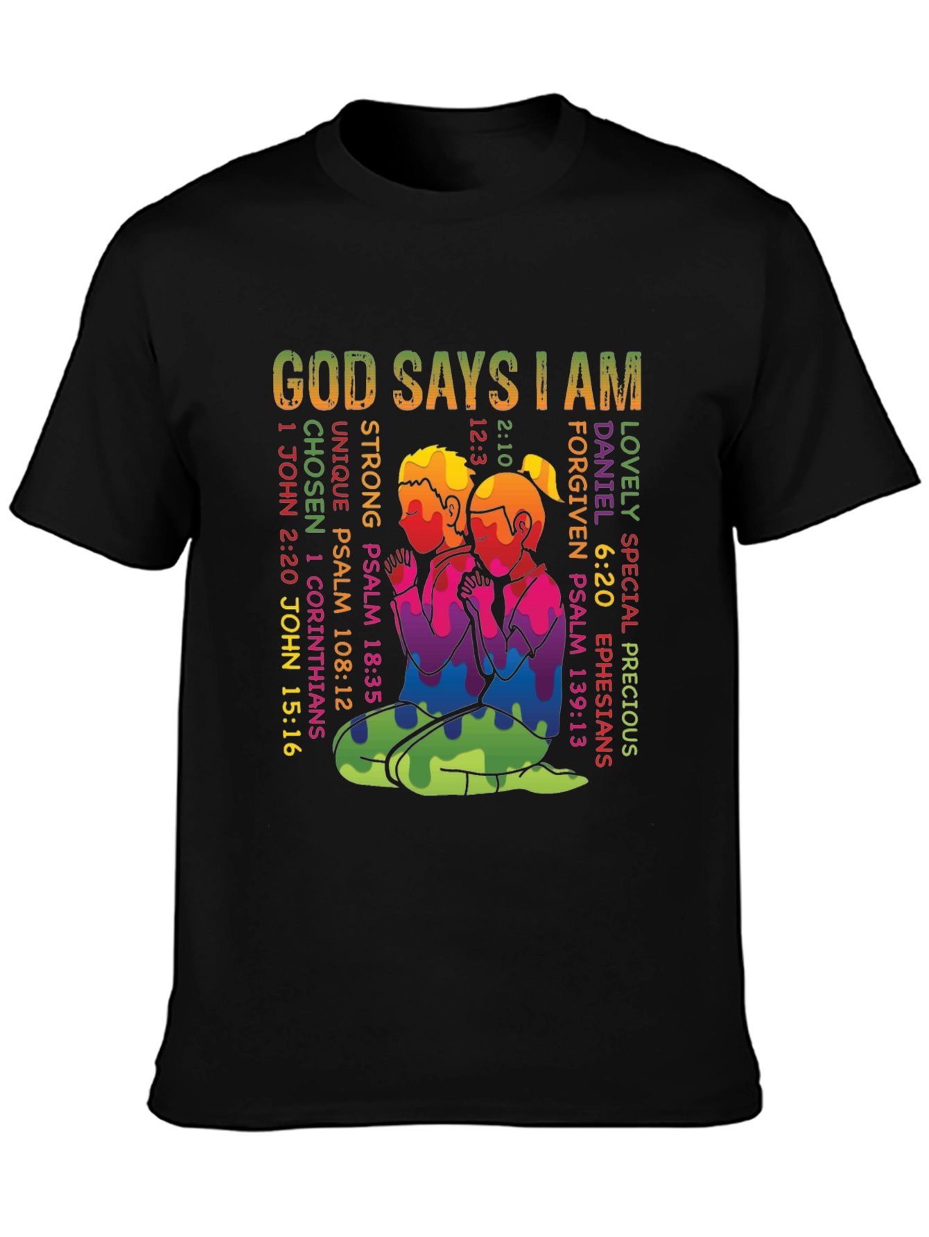 God Says I Am - Christian Graphic T-Shirt