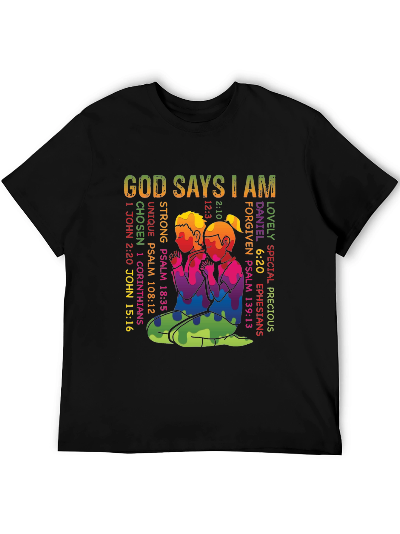 God Says I Am - Christian Graphic T-Shirt
