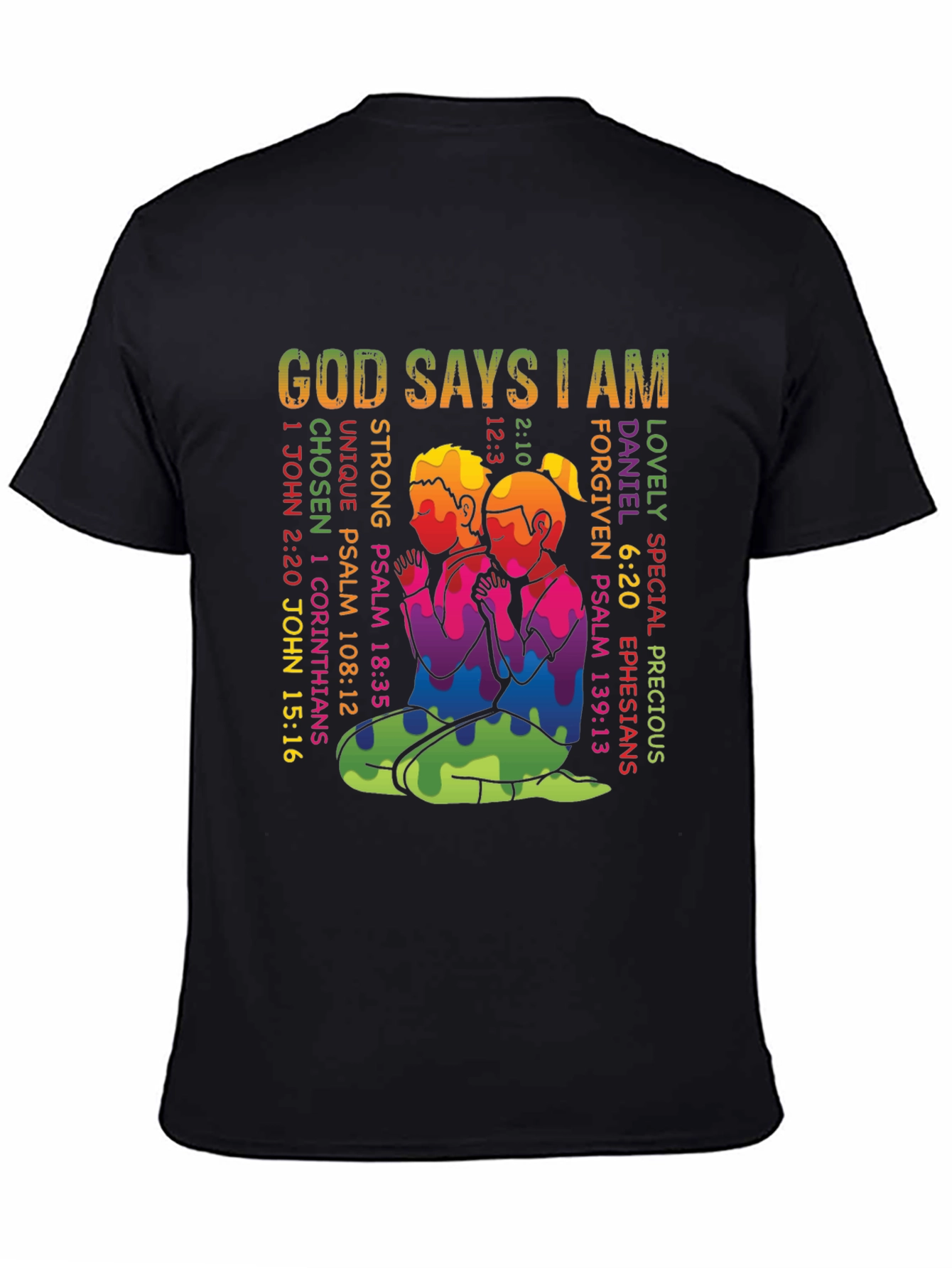 God Says I Am - Christian Graphic T-Shirt