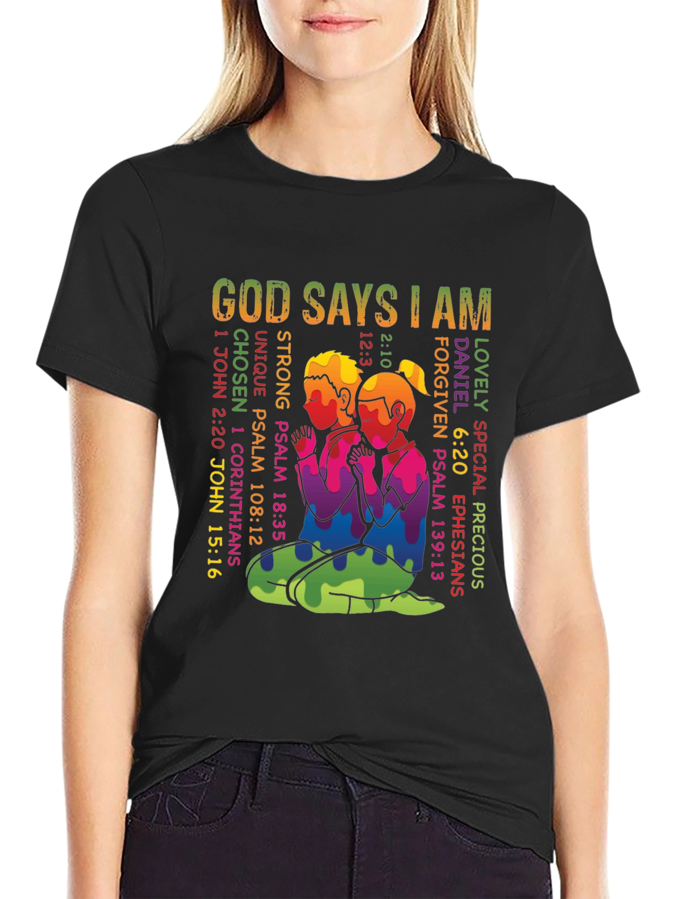 God Says I Am - Christian Graphic T-Shirt