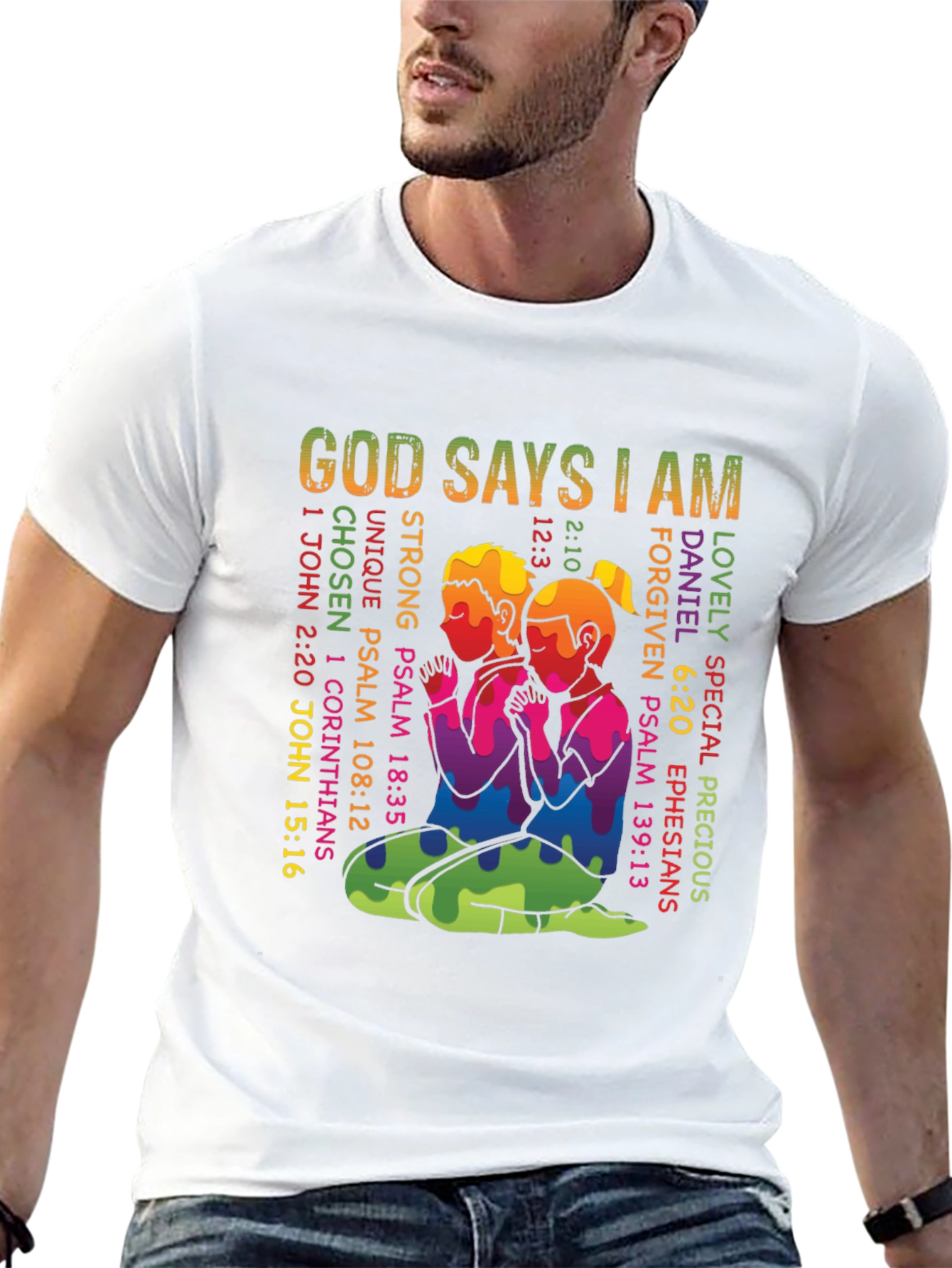 God Says I Am - Christian Graphic T-Shirt