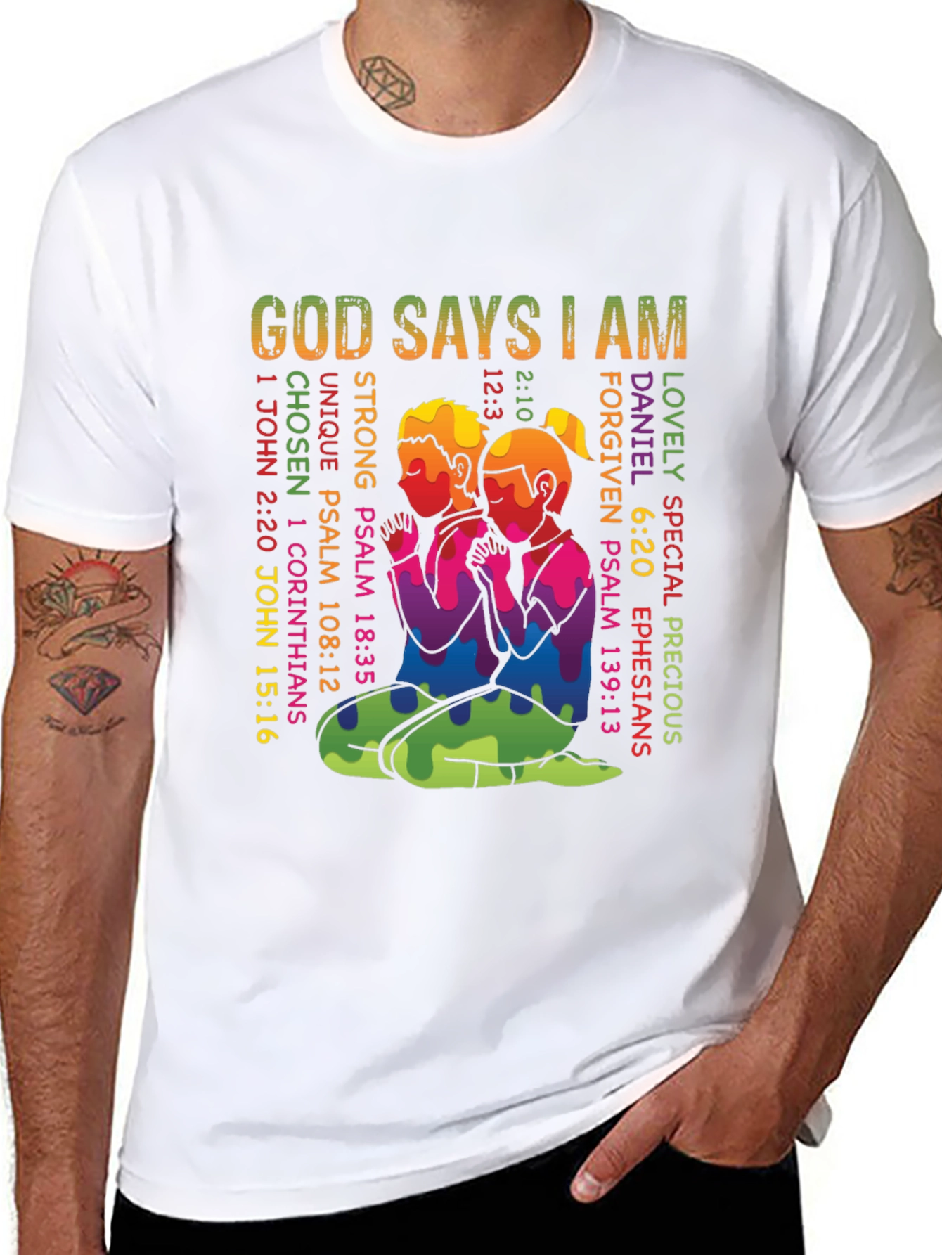 God Says I Am - Christian Graphic T-Shirt