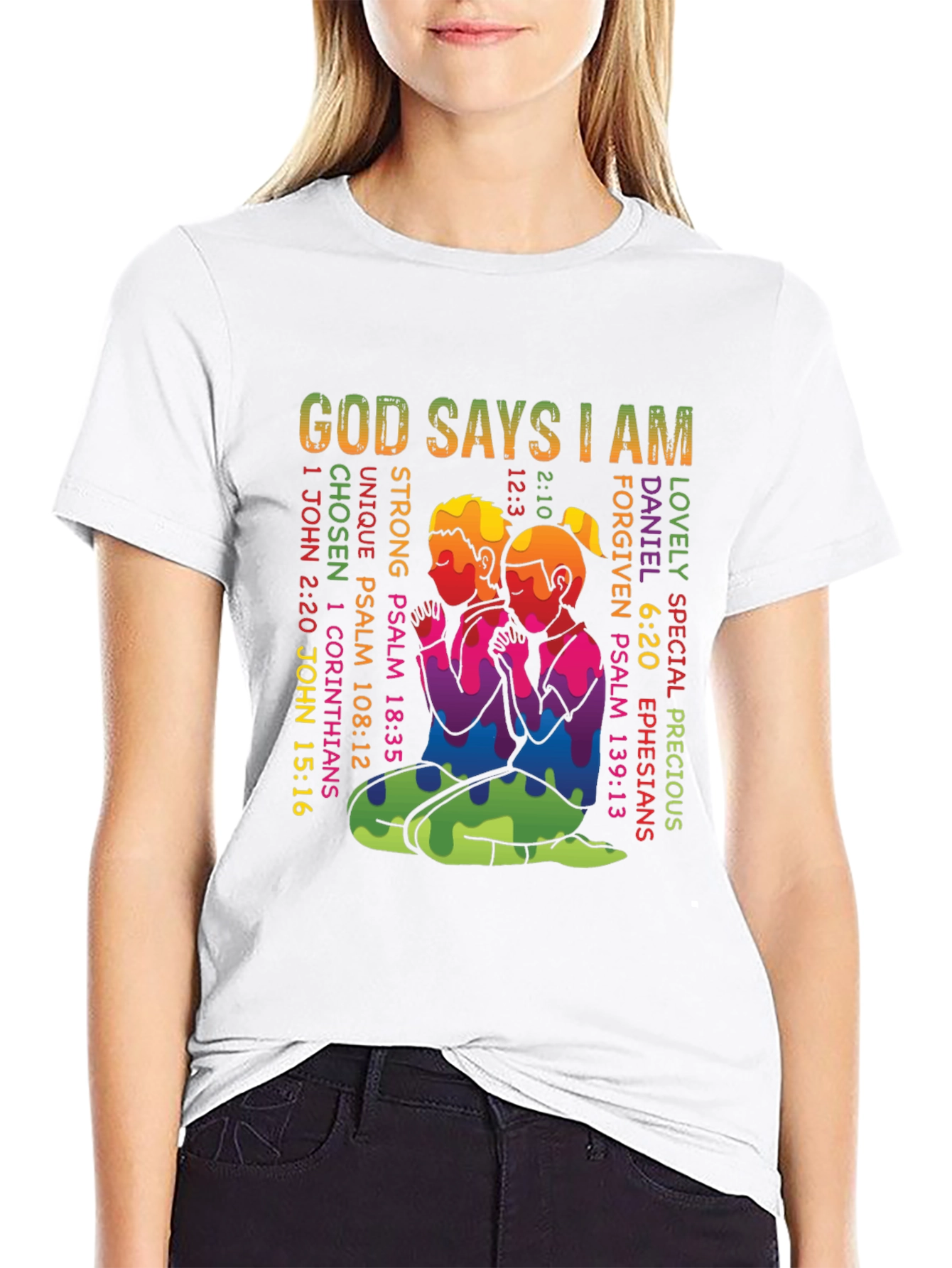 God Says I Am - Christian Graphic T-Shirt