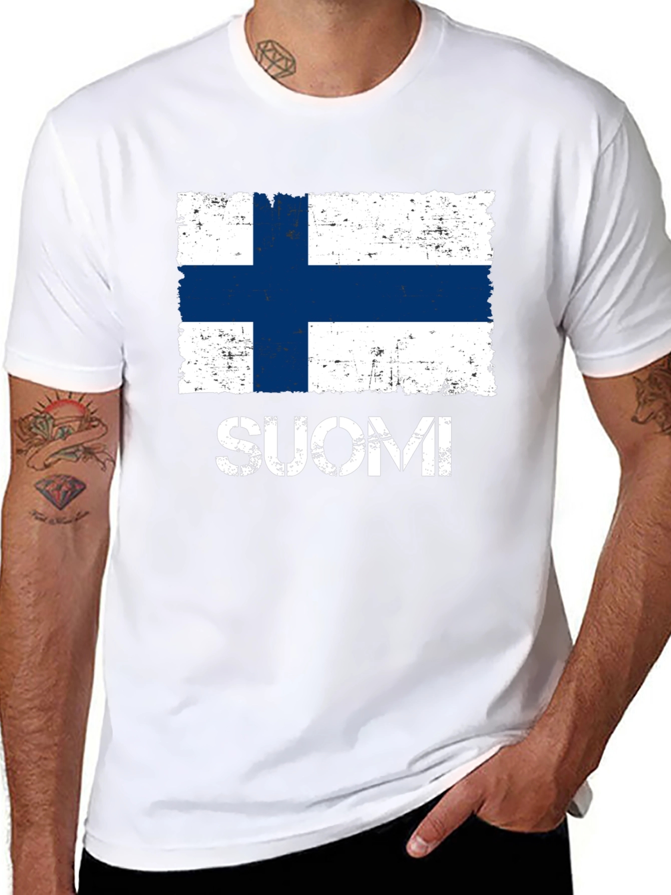 Finland Flag T-Shirt - Suomi Pride Tee