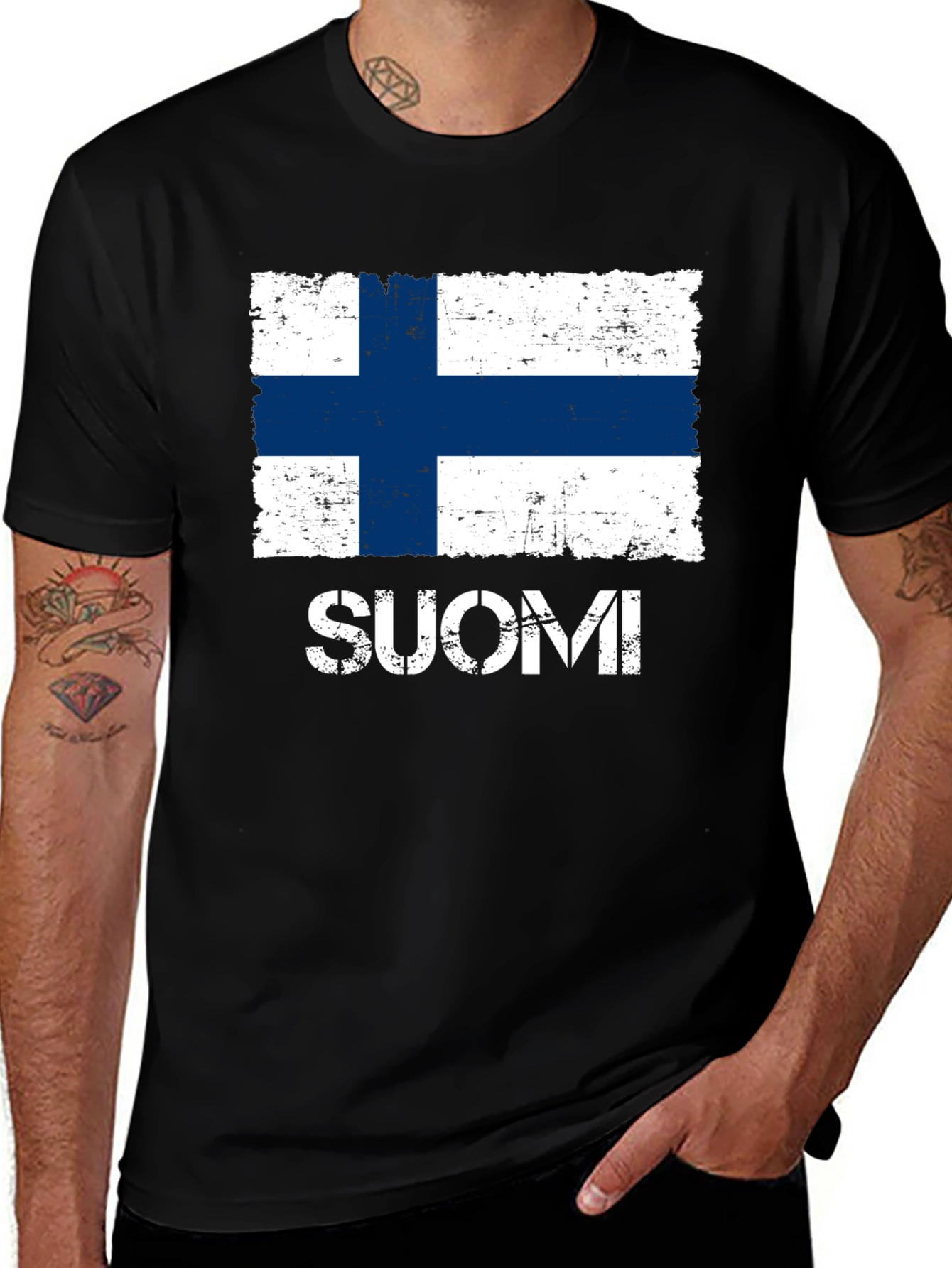 Finland Flag T-Shirt - Suomi Pride Tee