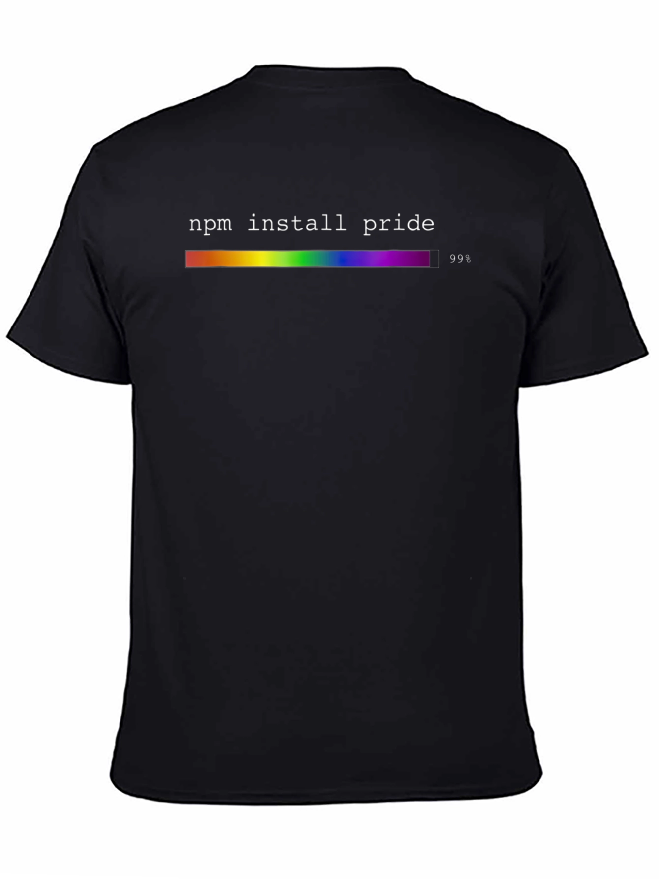 NPM Install Pride Rainbow Graphic T-Shirt