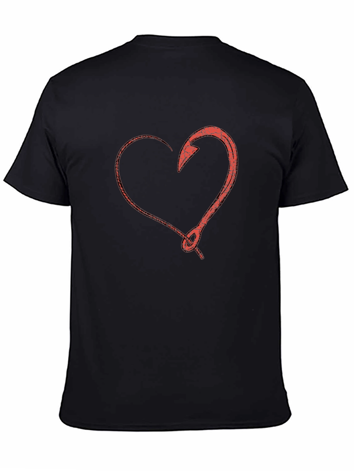 Heart Hook T-Shirt - Fishing Love Tee
