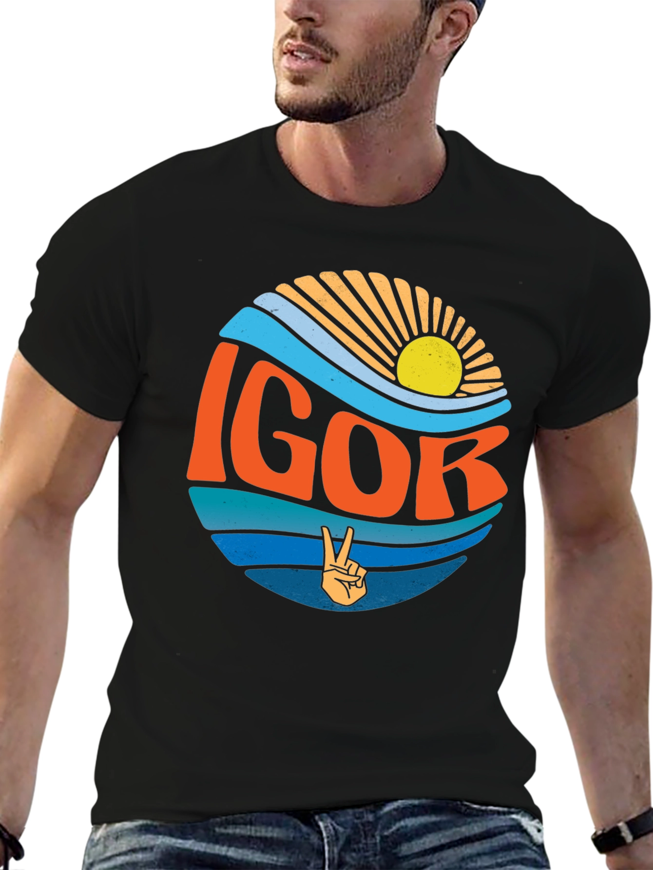 Retro IGOR Graphic Tee - Stylish Summer Shirt