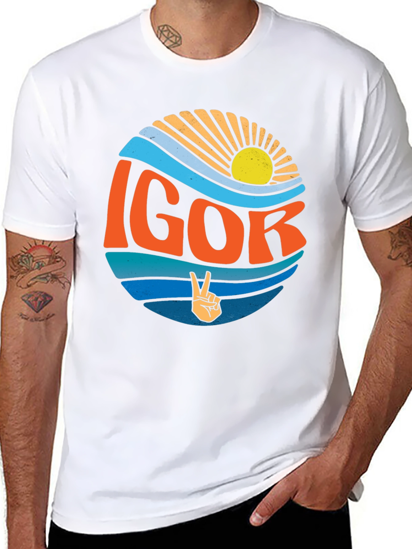 Retro IGOR Graphic Tee - Stylish Summer Shirt