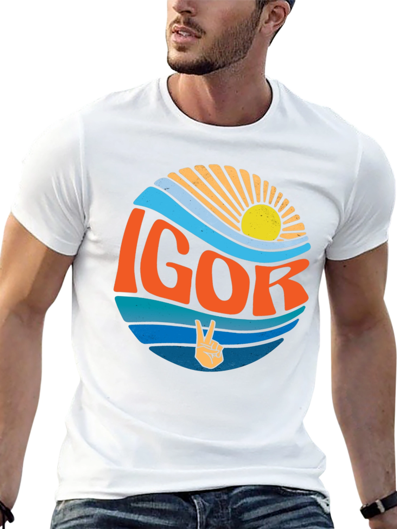 Retro IGOR Graphic Tee - Stylish Summer Shirt