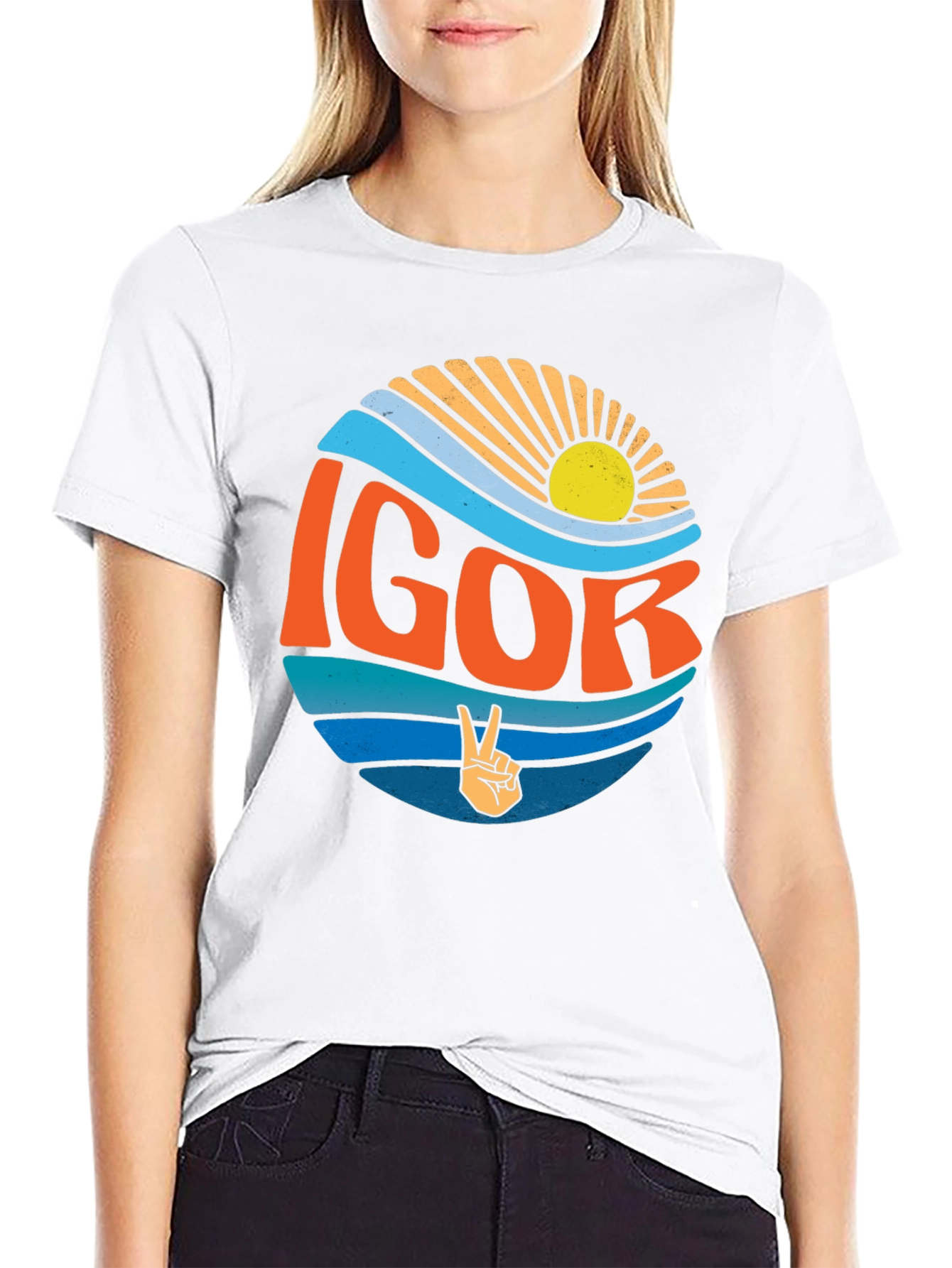 Retro IGOR Graphic Tee - Stylish Summer Shirt