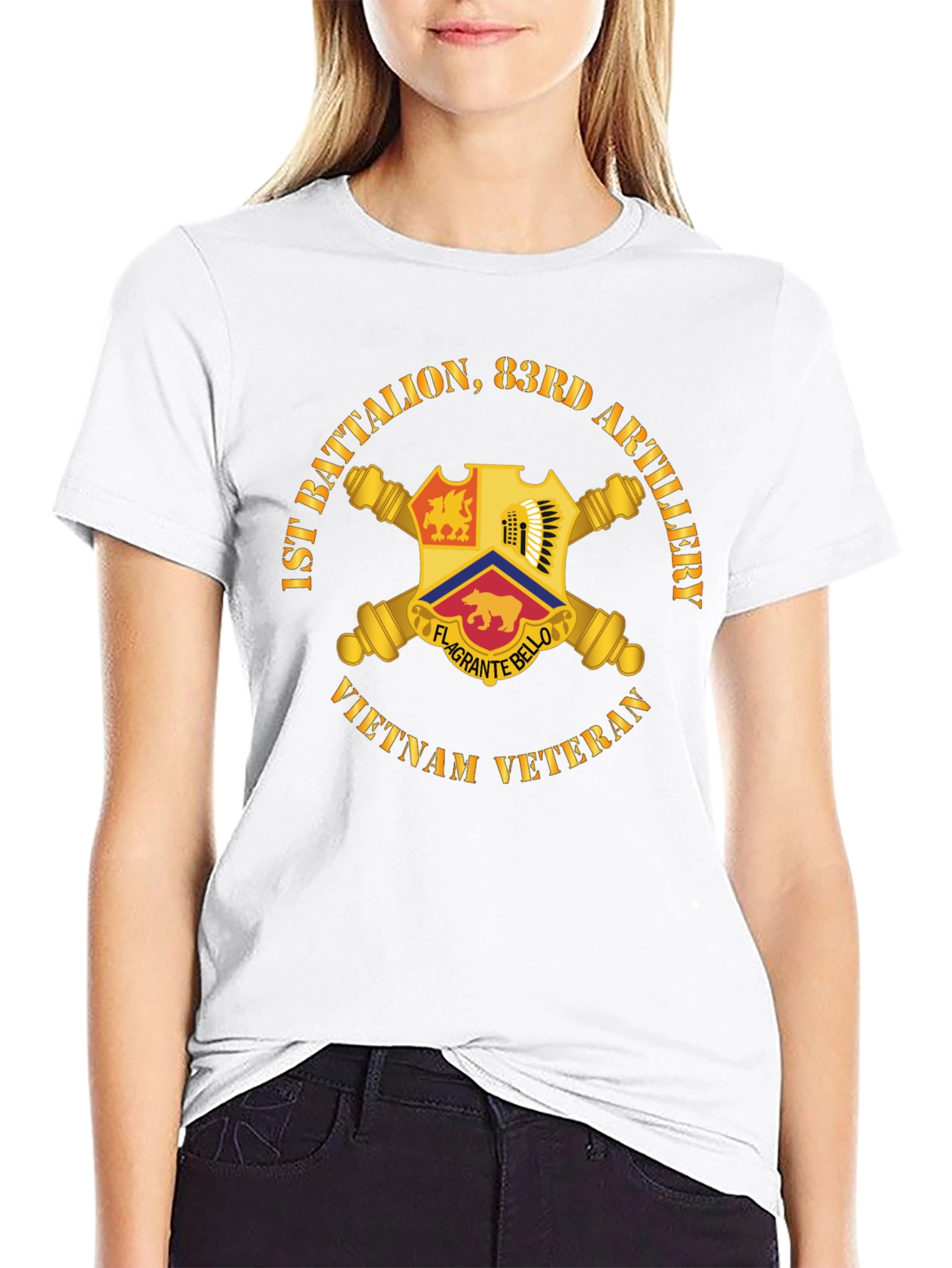 1st Battalion 83rd Artillery Vietnam Veteran T-Shirt