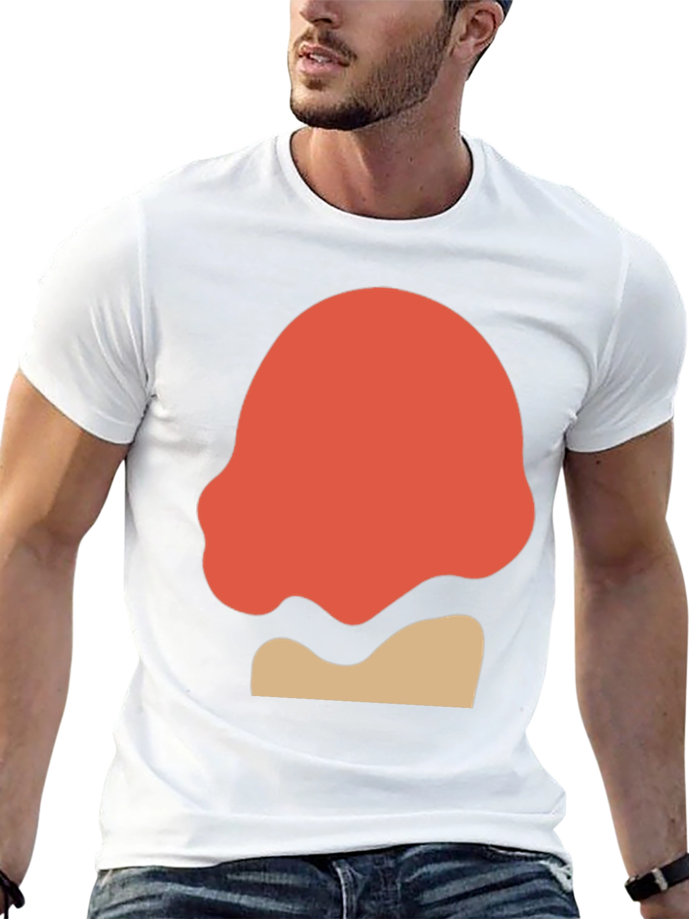 Abstract Graphic Tee - Modern Art Shirt