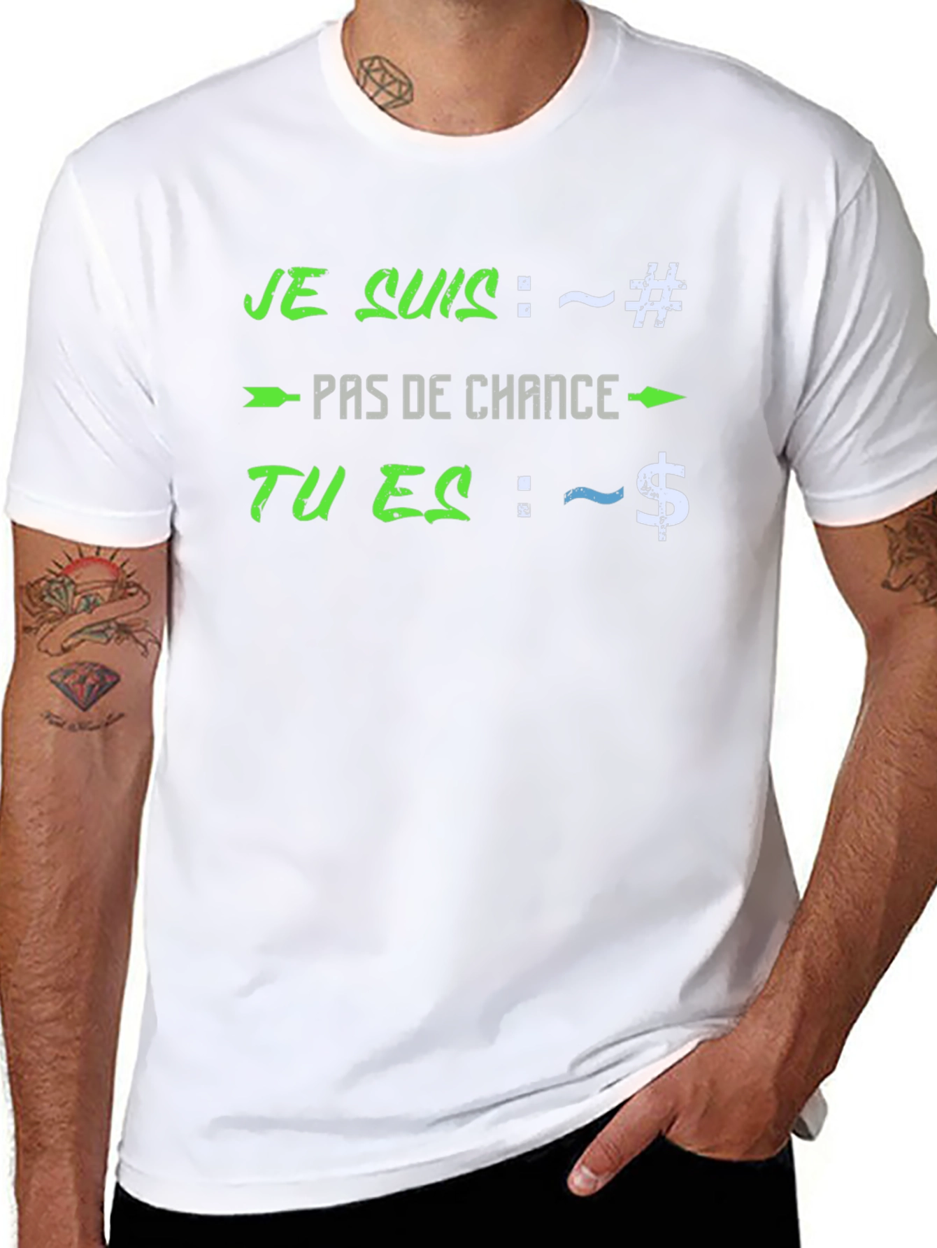 Humorous Slogan T-Shirt - Black