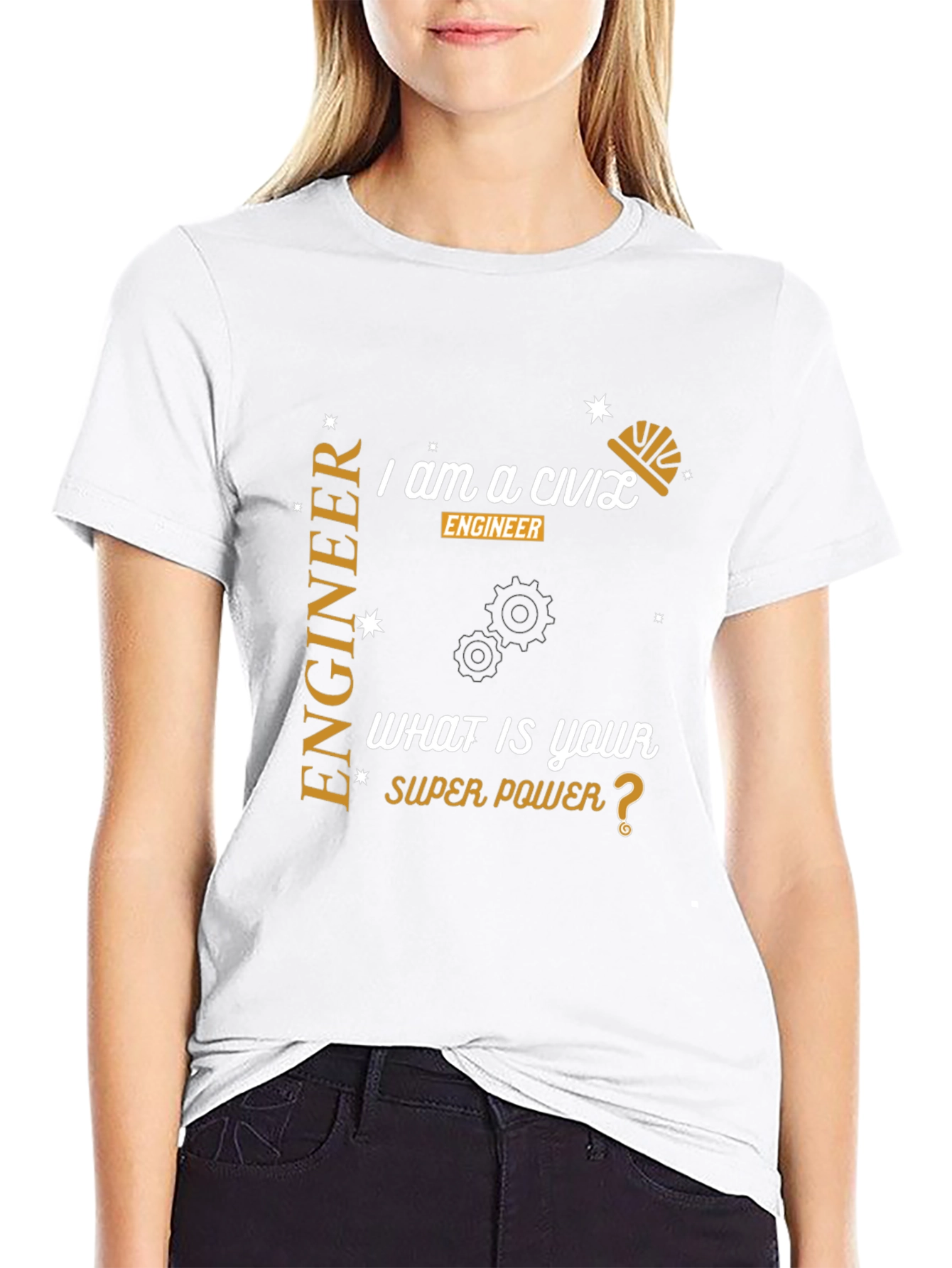 Civil Engineer Super Power T-Shirt