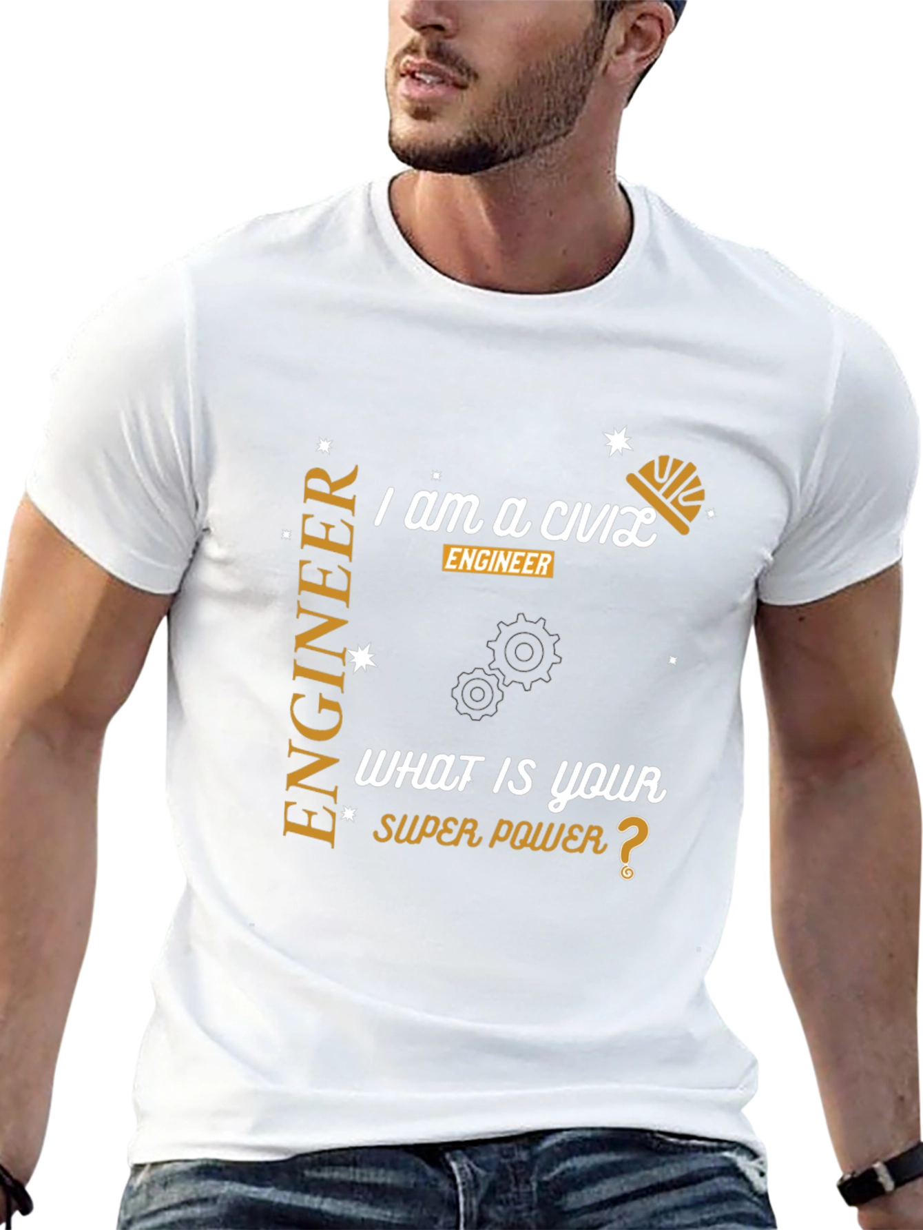 Civil Engineer Super Power T-Shirt