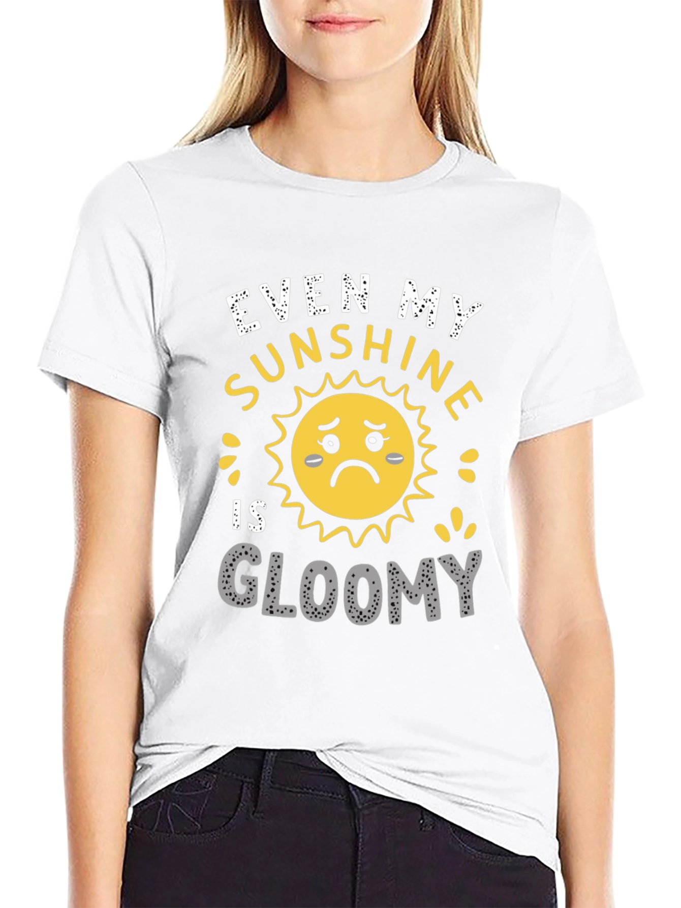 Gloomy Sunshine Graphic T-Shirt - Unisex Casual Tee