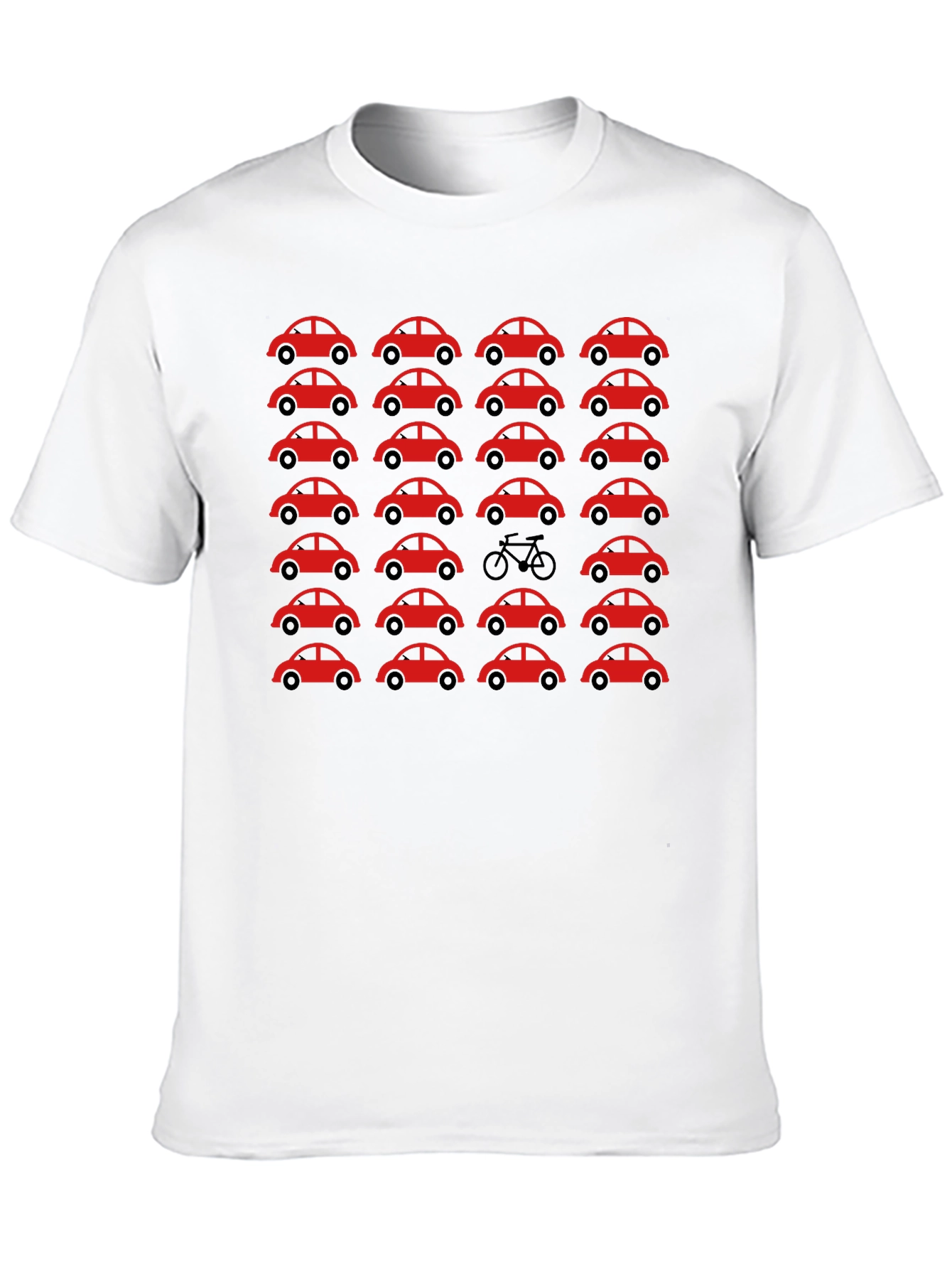 Car and Bike T-Shirt - Black