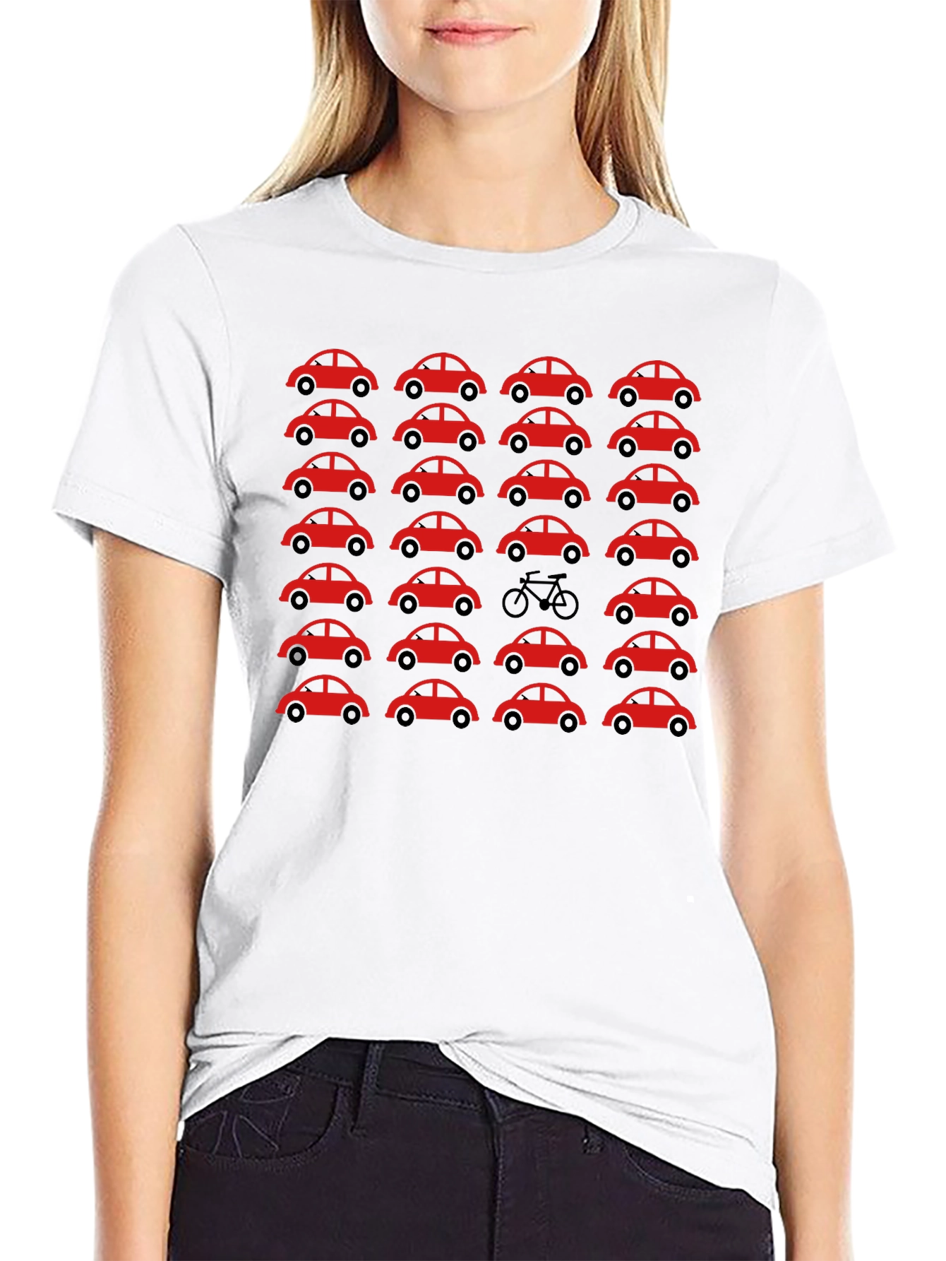 Car and Bike T-Shirt - Black