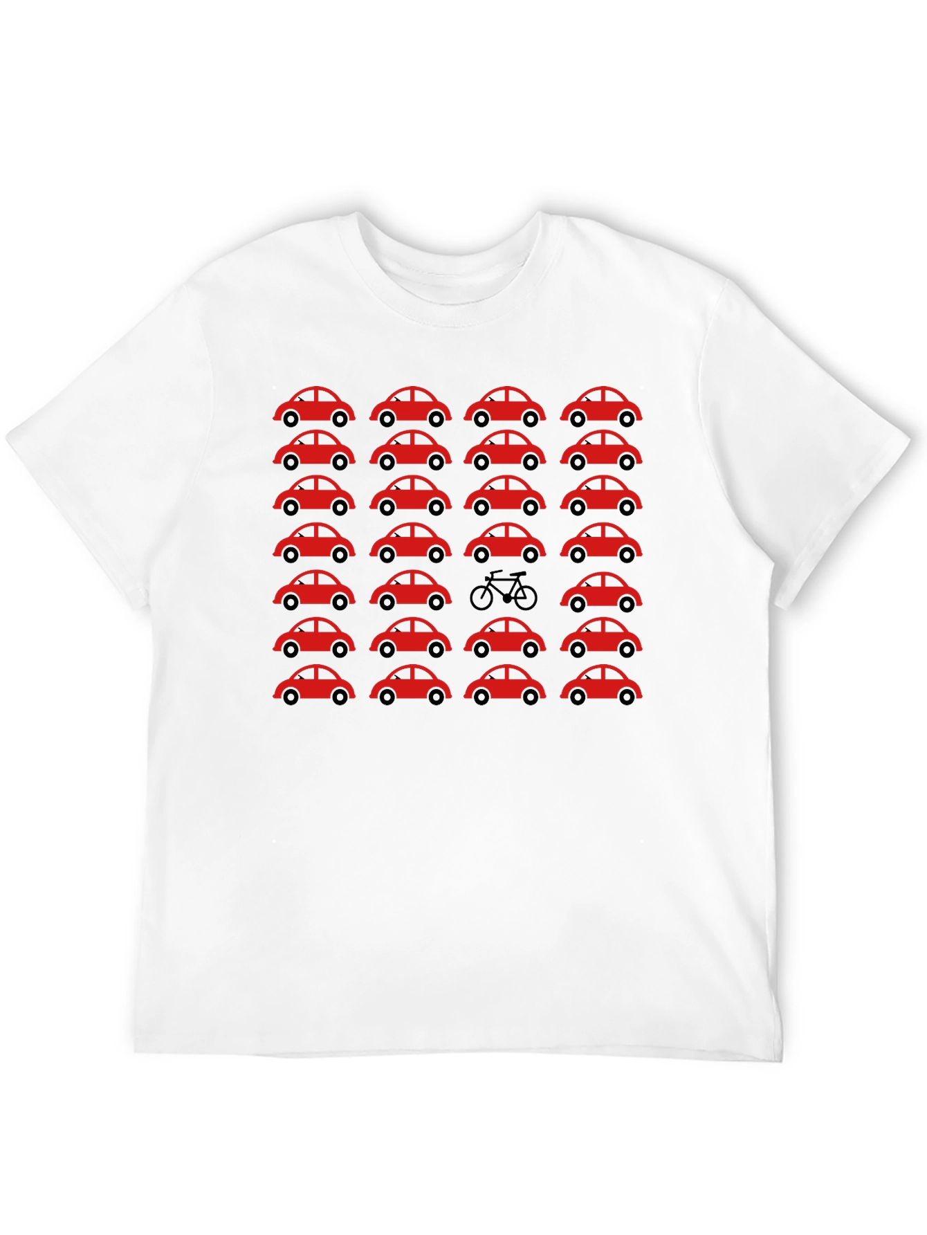 Car and Bike T-Shirt - Black
