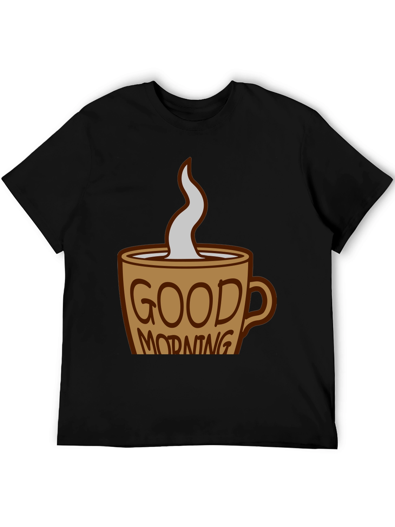 Good Morning Coffee Cup Graphic T-Shirt - Unisex