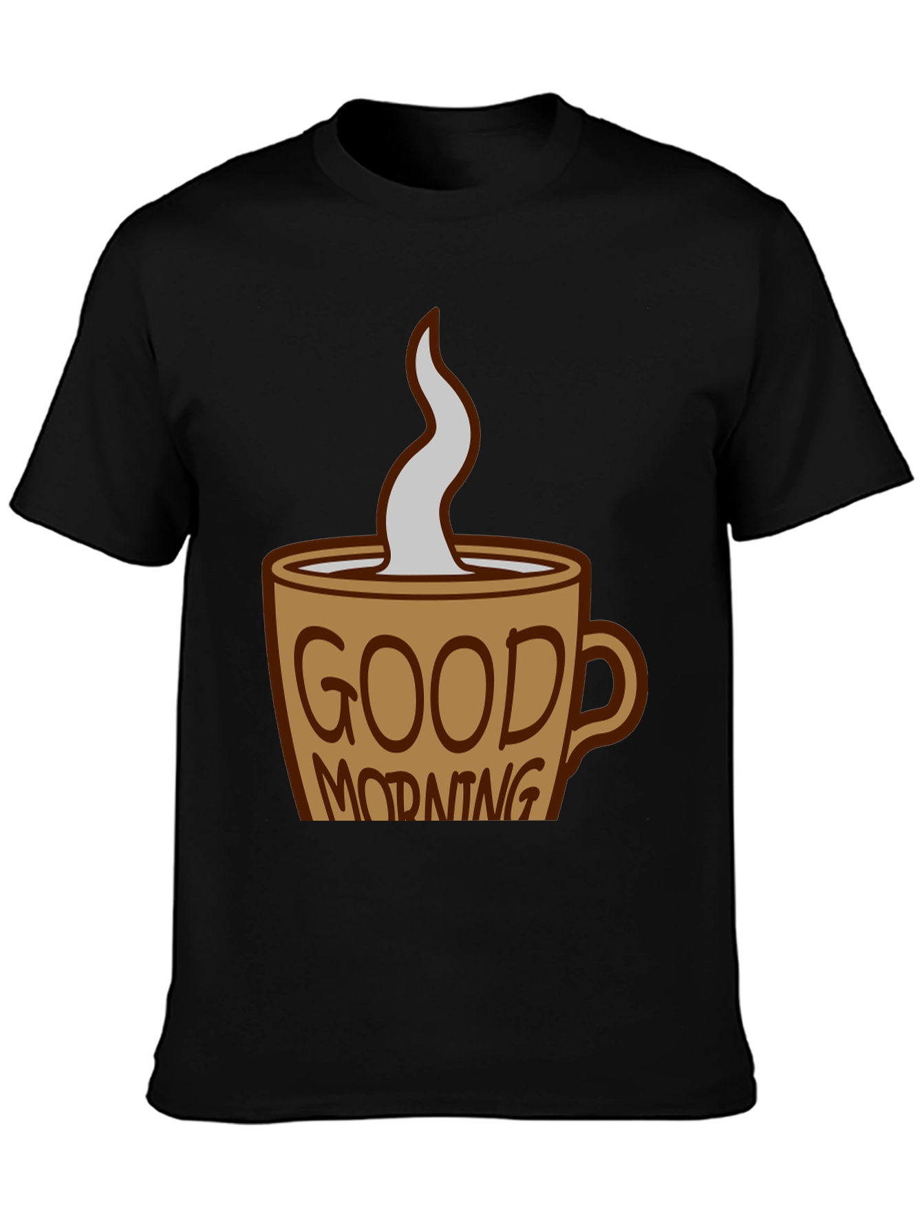 Good Morning Coffee Cup Graphic T-Shirt - Unisex