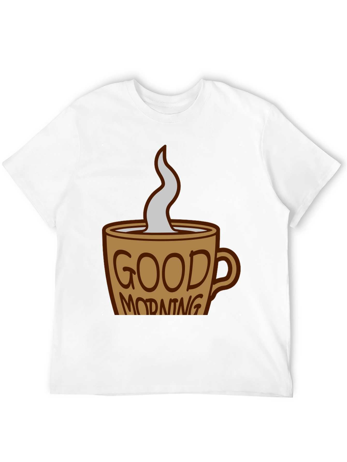 Good Morning Coffee Cup Graphic T-Shirt - Unisex
