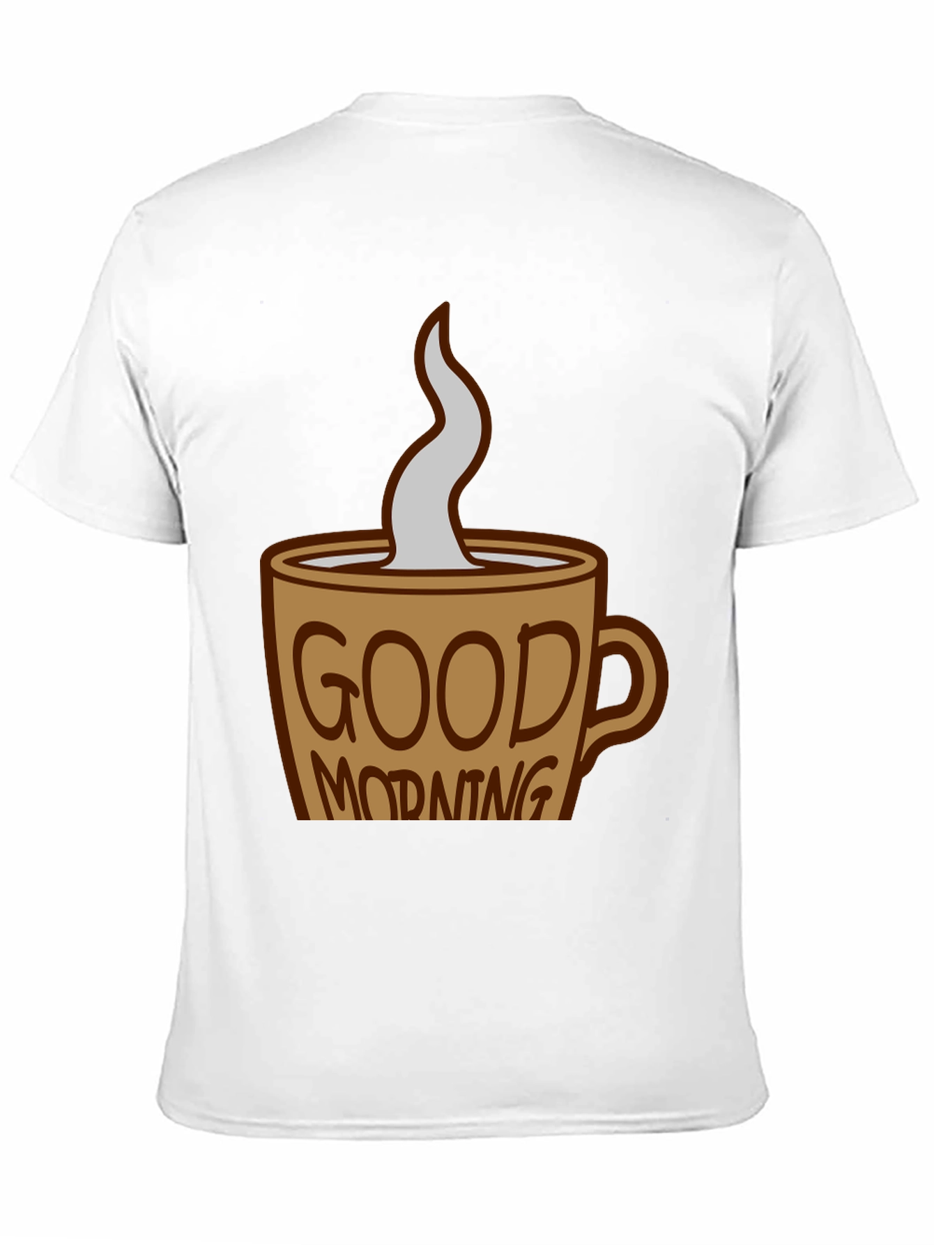 Good Morning Coffee Cup Graphic T-Shirt - Unisex