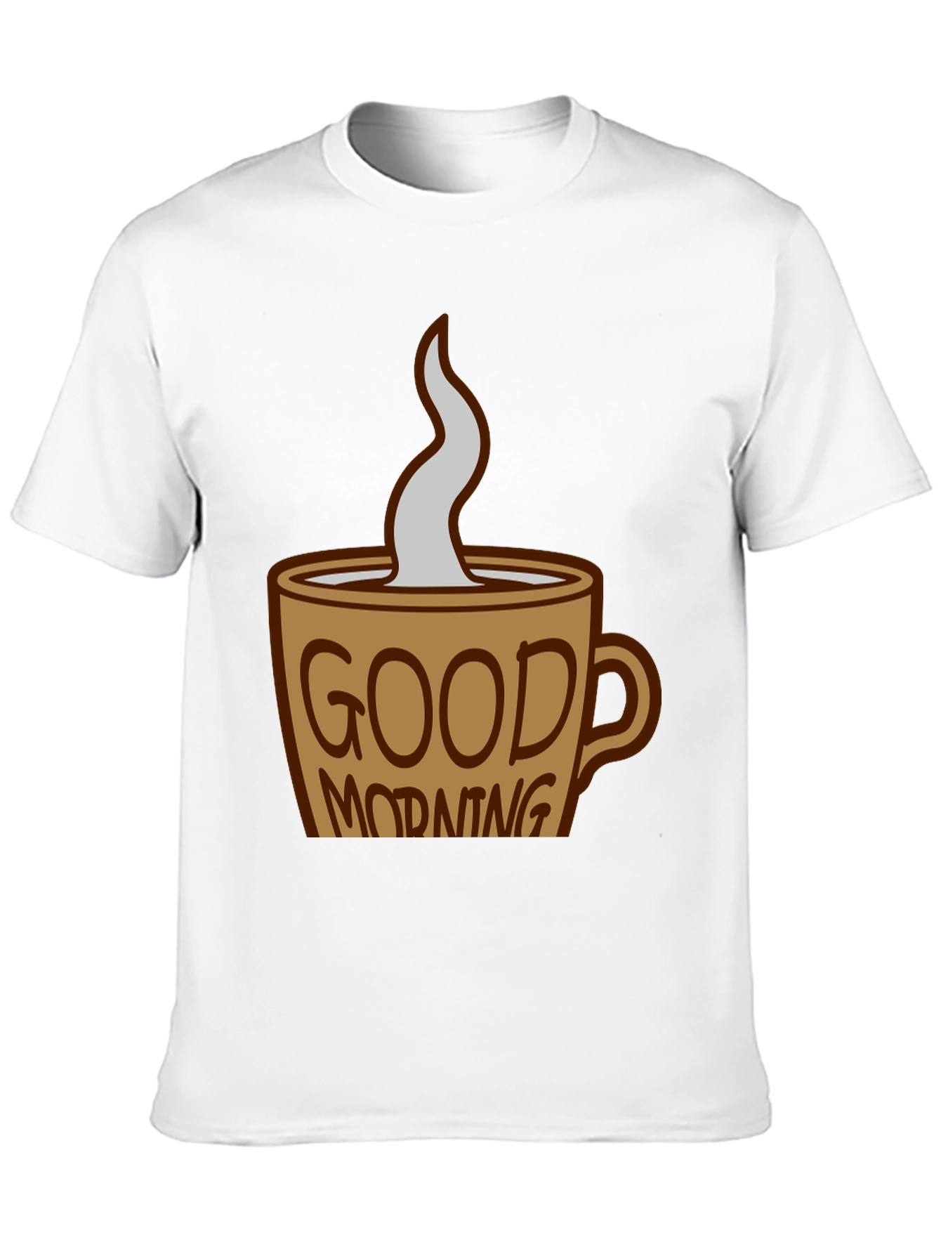 Good Morning Coffee Cup Graphic T-Shirt - Unisex