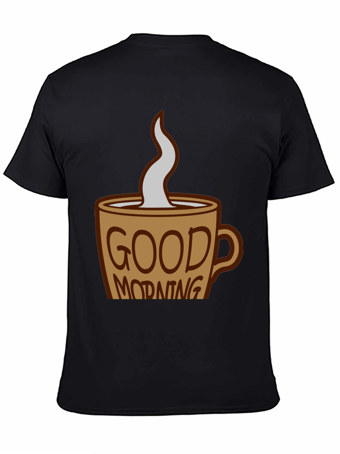 Good Morning Coffee Cup Graphic T-Shirt - Unisex