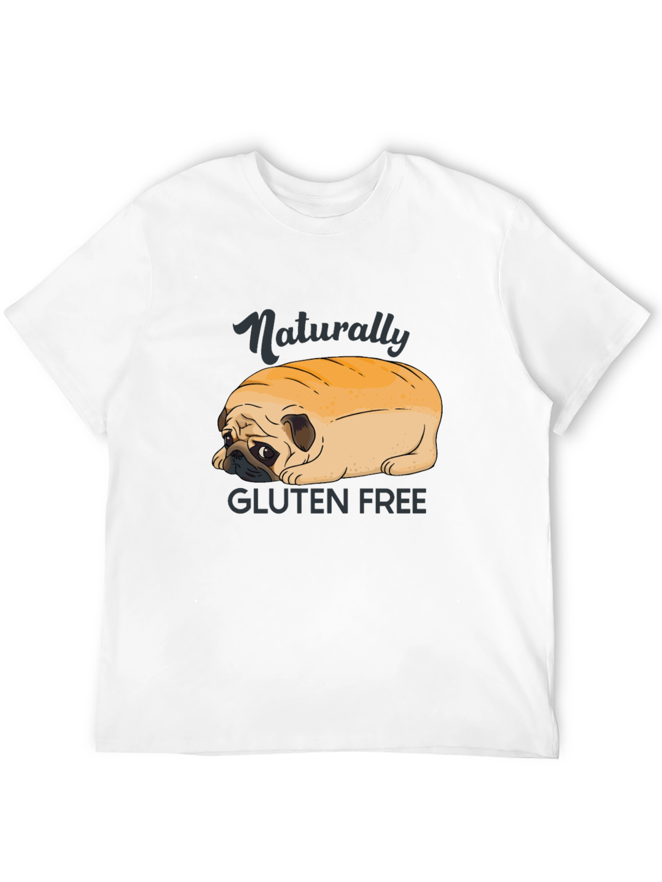 Gluten-Free Pug Loaf Tee - Funny Dog Lover Shirt