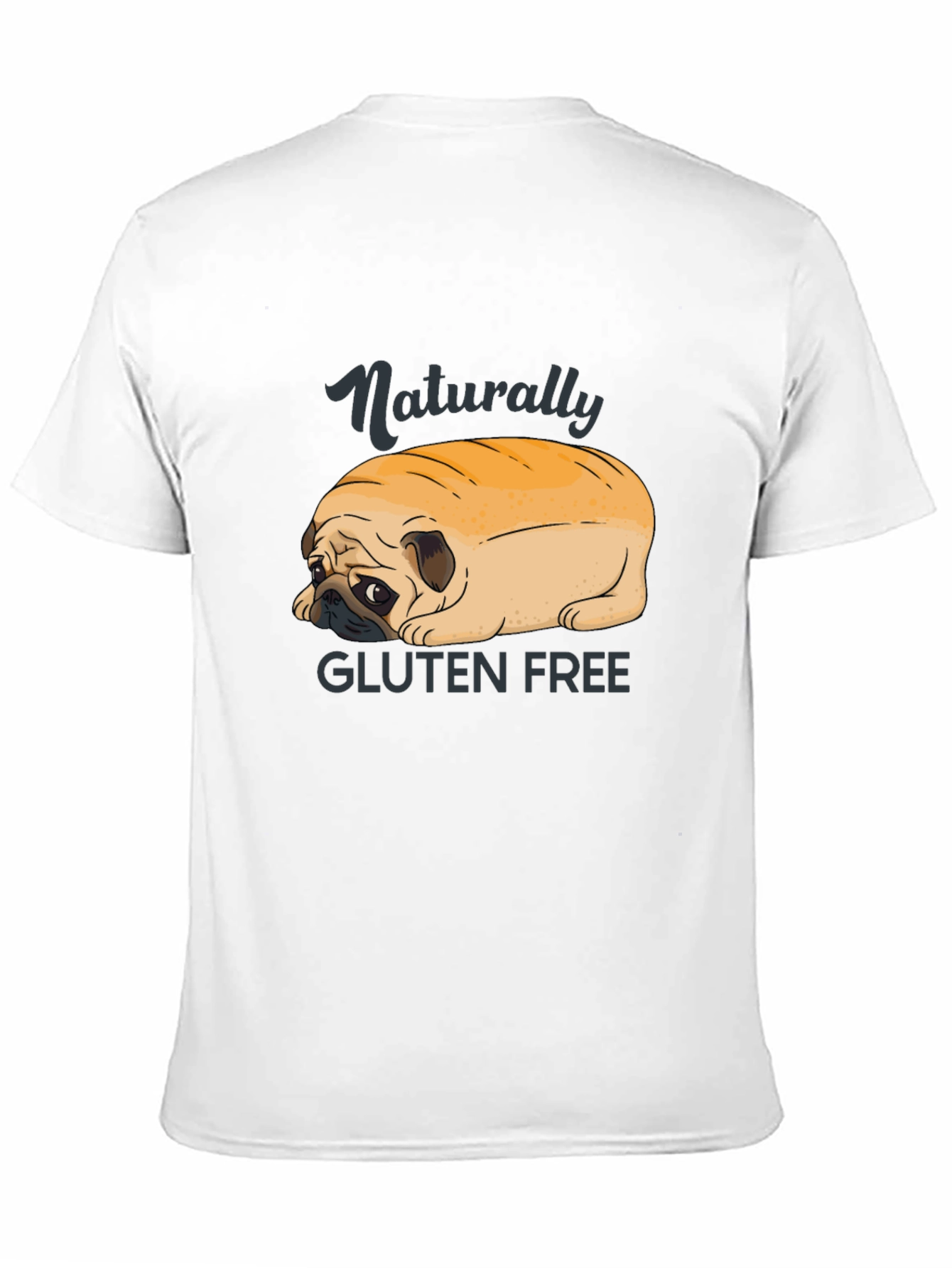 Gluten-Free Pug Loaf Tee - Funny Dog Lover Shirt
